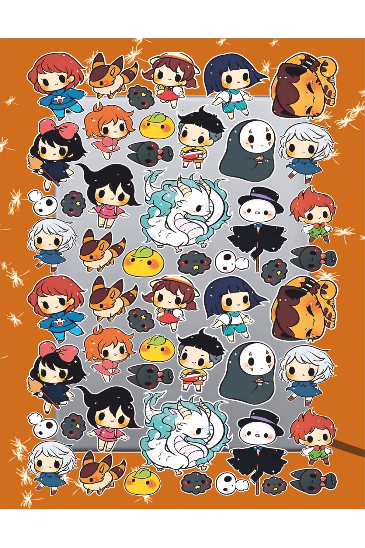 hediyenebak Anime Karakter Temalı Sticker Seti | Laptop Ajanda Notebook Tablet Telefon Defter Etiket Bullet