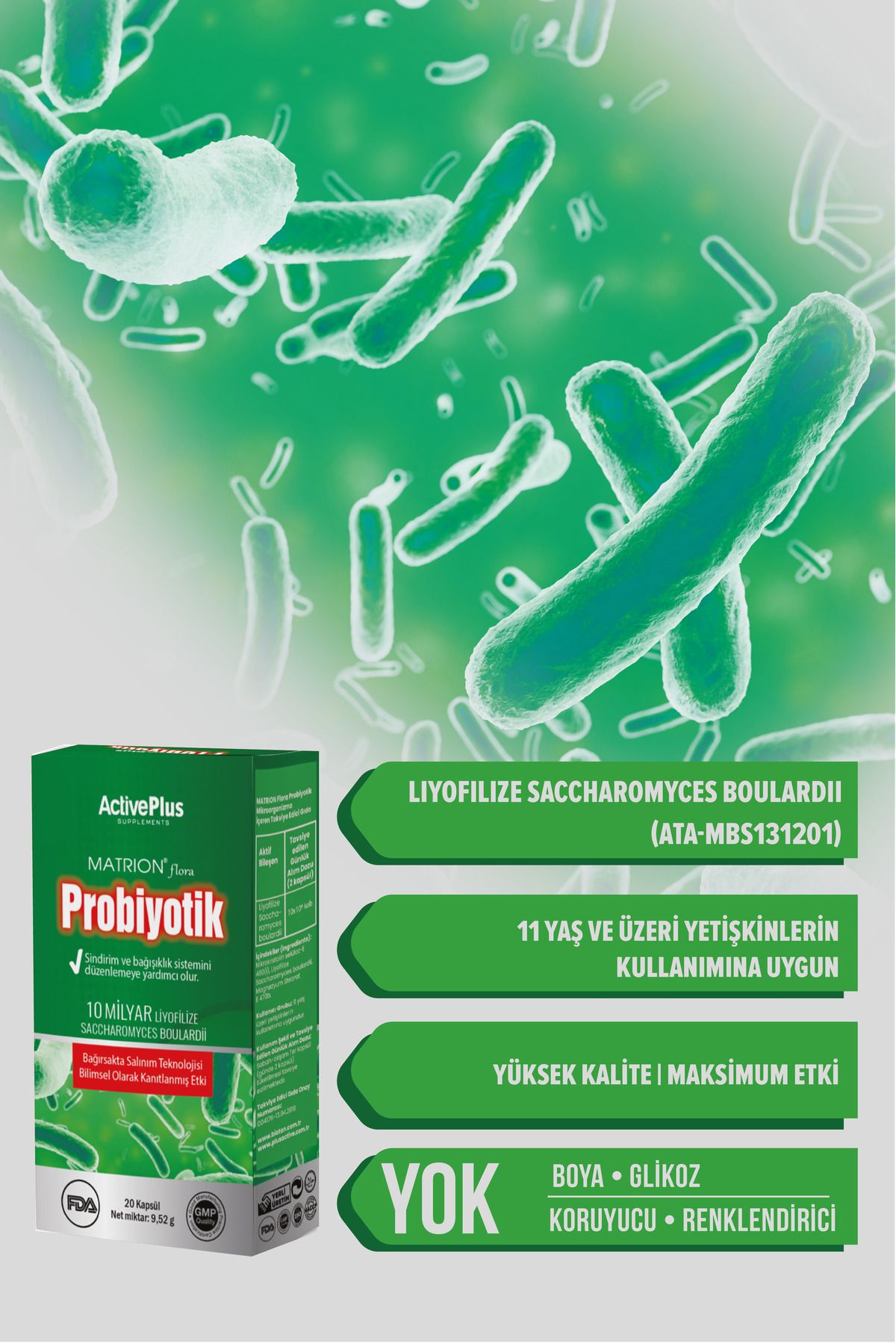 Active Plus-Activeplus Matrion Flora Probiotic 20 Capsules 2