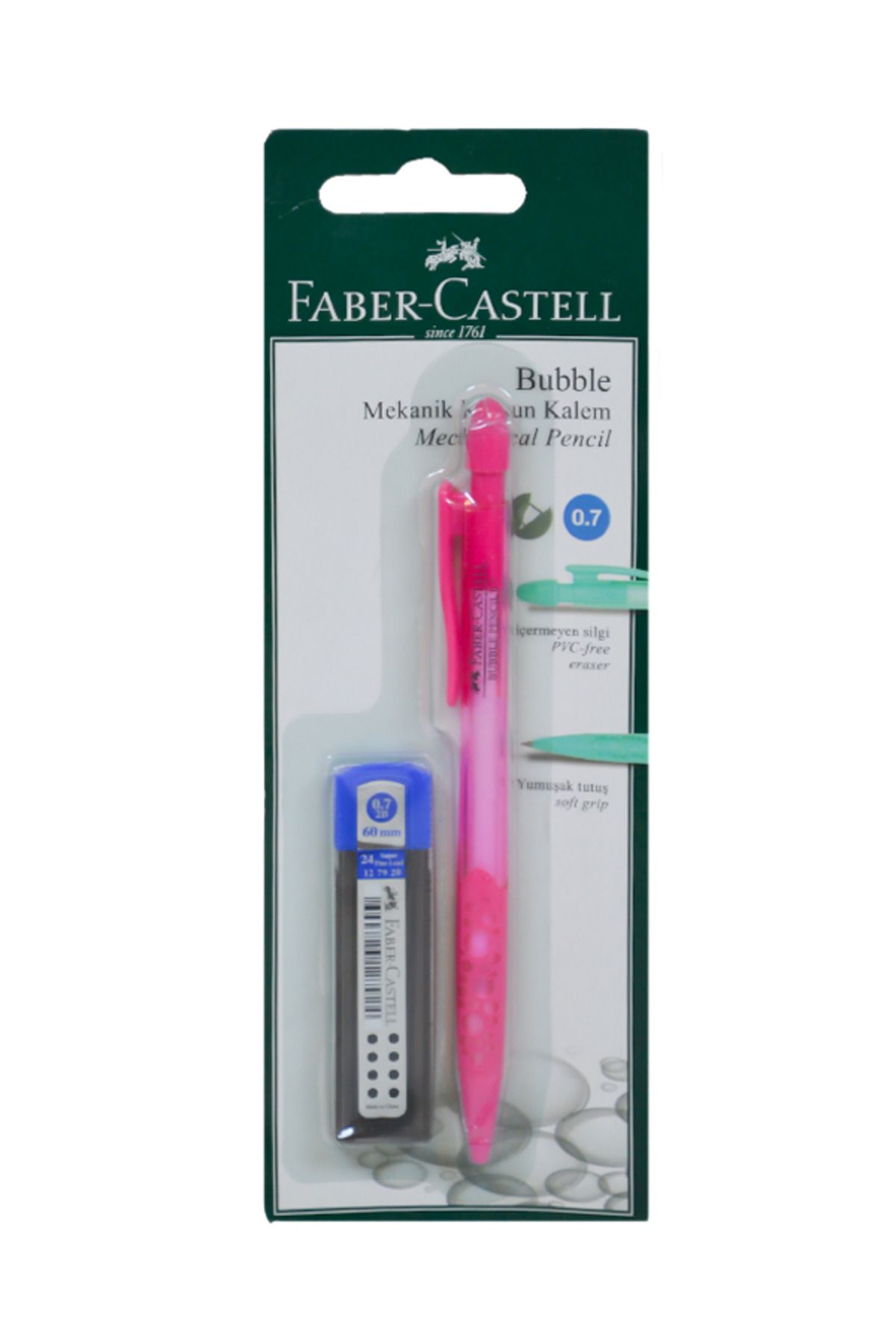 Faber Castell Bubble 07 Mekanik Kurşun Kalem Pembe 532710