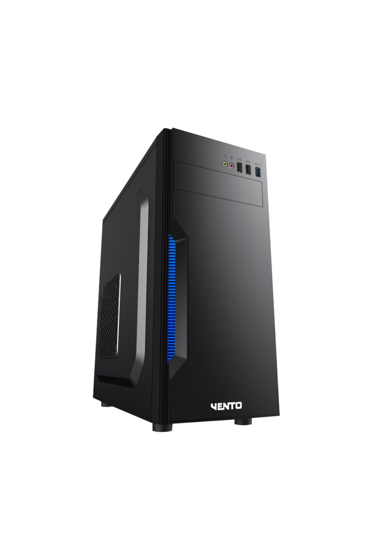 VENTO TA-K61 Mid Tower, 550W 80+ Siyah, ATX Kurumsal KASA