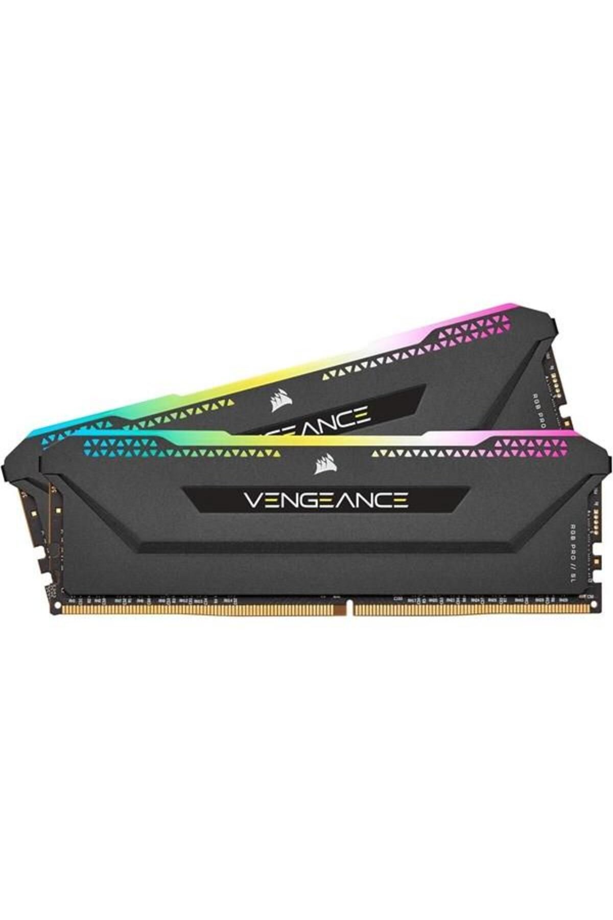 Corsair 32GB (2X 16GB) DDR4 3200MHZ CL16 RGB DUAL KIT PC RAM VENGEANCE RGB PRO SL CMH32GX4M2Z3600C18