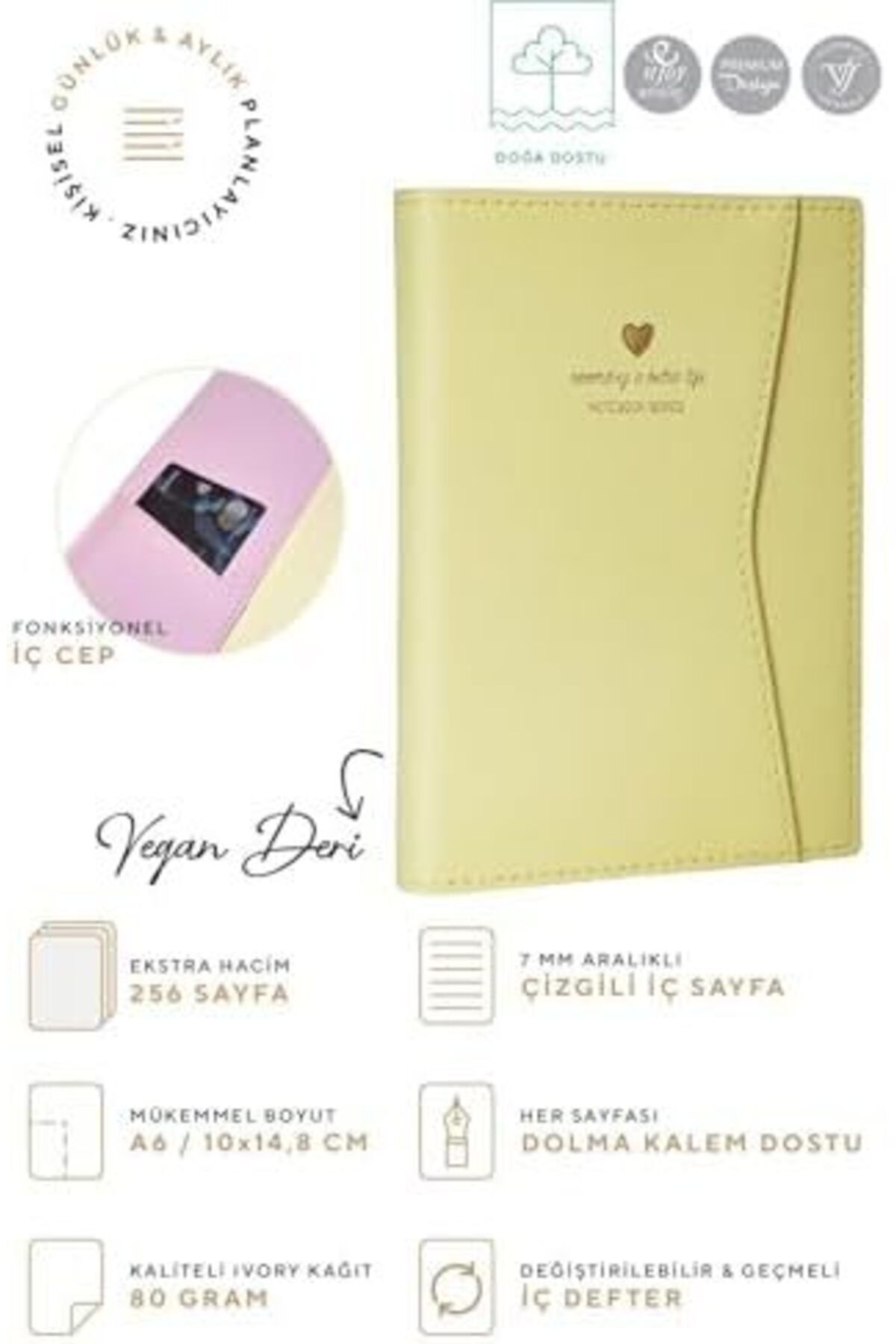 Emperium-And pocket notebook a6 ivory 128 sheets 2