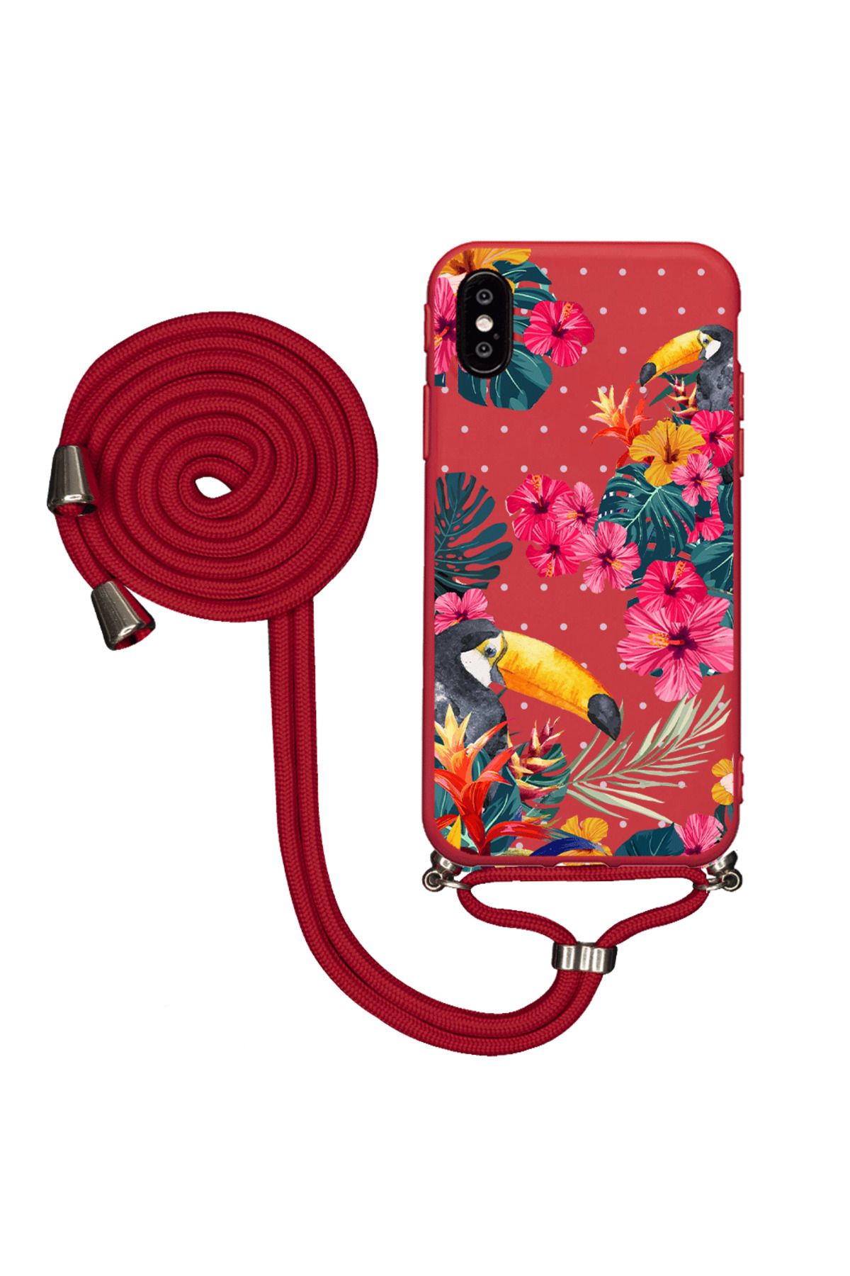 Royaleks iPhone X İpli Lansman Kılıf - Tropical