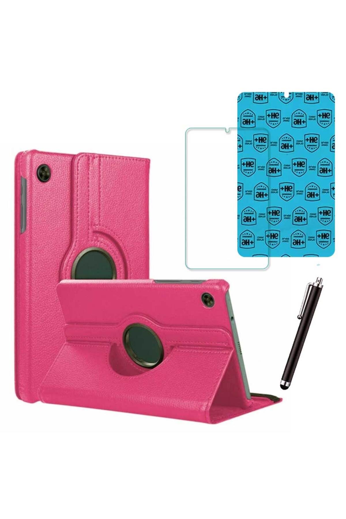 Smart Tech Samsung Galaxy Tab A9 X110 Uyumlu Tablet Kılıfı Cam Ekran Koruyucu Kalem Set