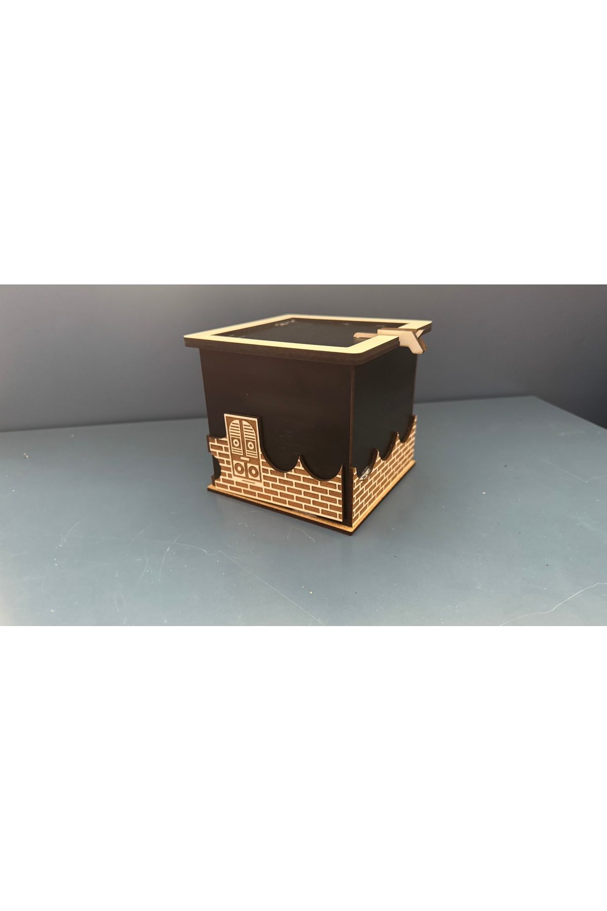 ccn design Dekoratif Obje Kabe Motifi Ahşap Biblo