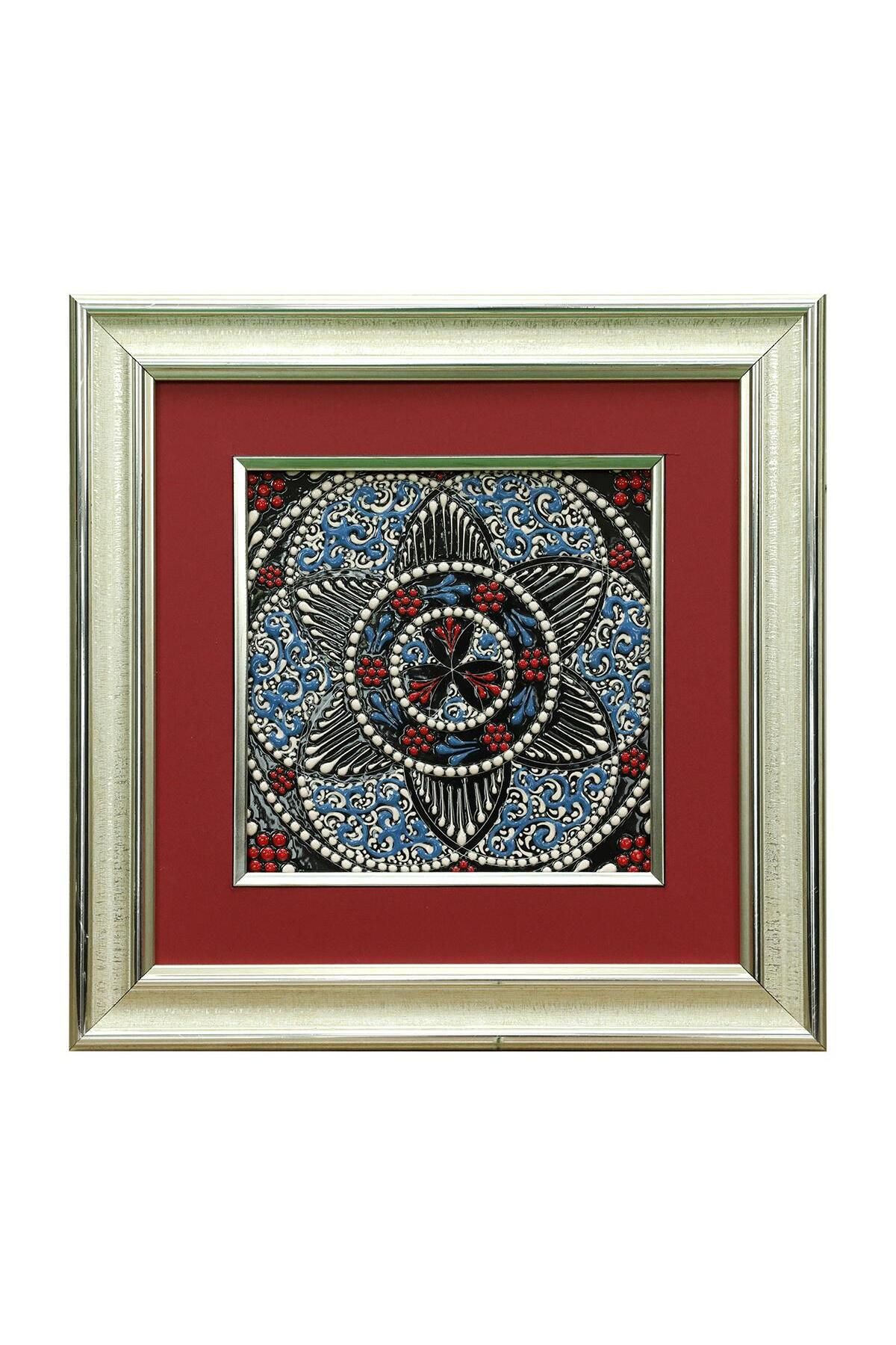 e38 EL İŞÇİLİĞİ ÇİNİ TABLO 34*34 CM - 6268