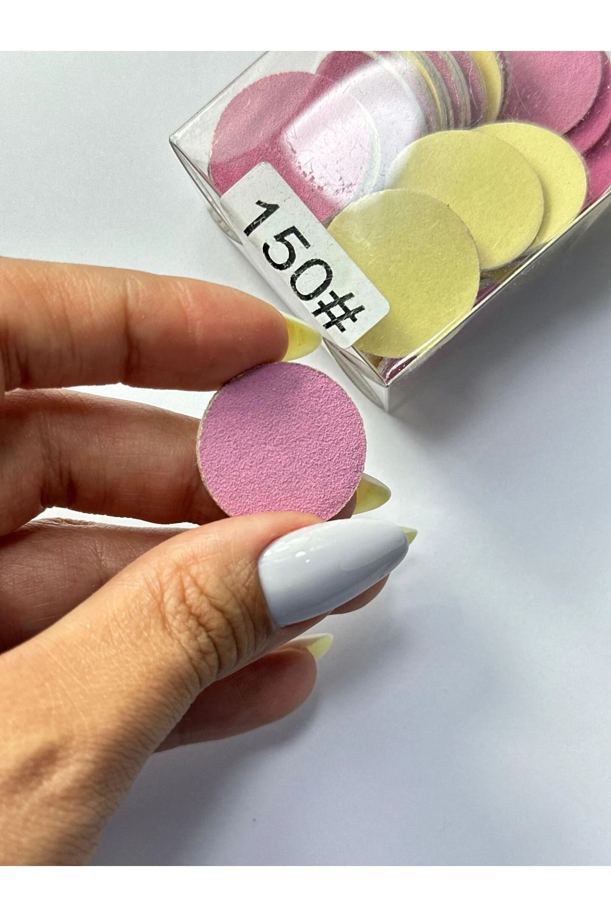 VIOLA BEAUTY 25 Mm Pododisk Yedek Zımpara Pedikür Disk (Sadece Zımpara) Medium 50'Lİ-150