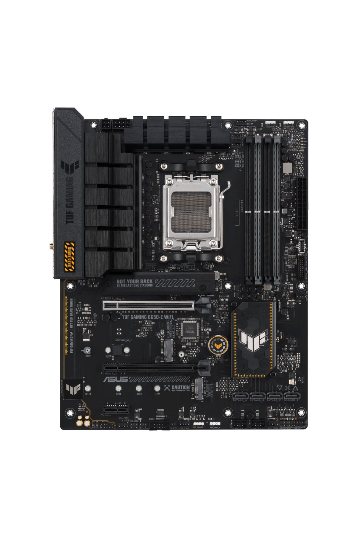ASUS TUF GAMING B650-E WIFI, 4xDDR5, 3x M.2, HDMI, DP, Wi-Fi 6, Bluetooth v5.3, AMD Ryzen 7000 Seris