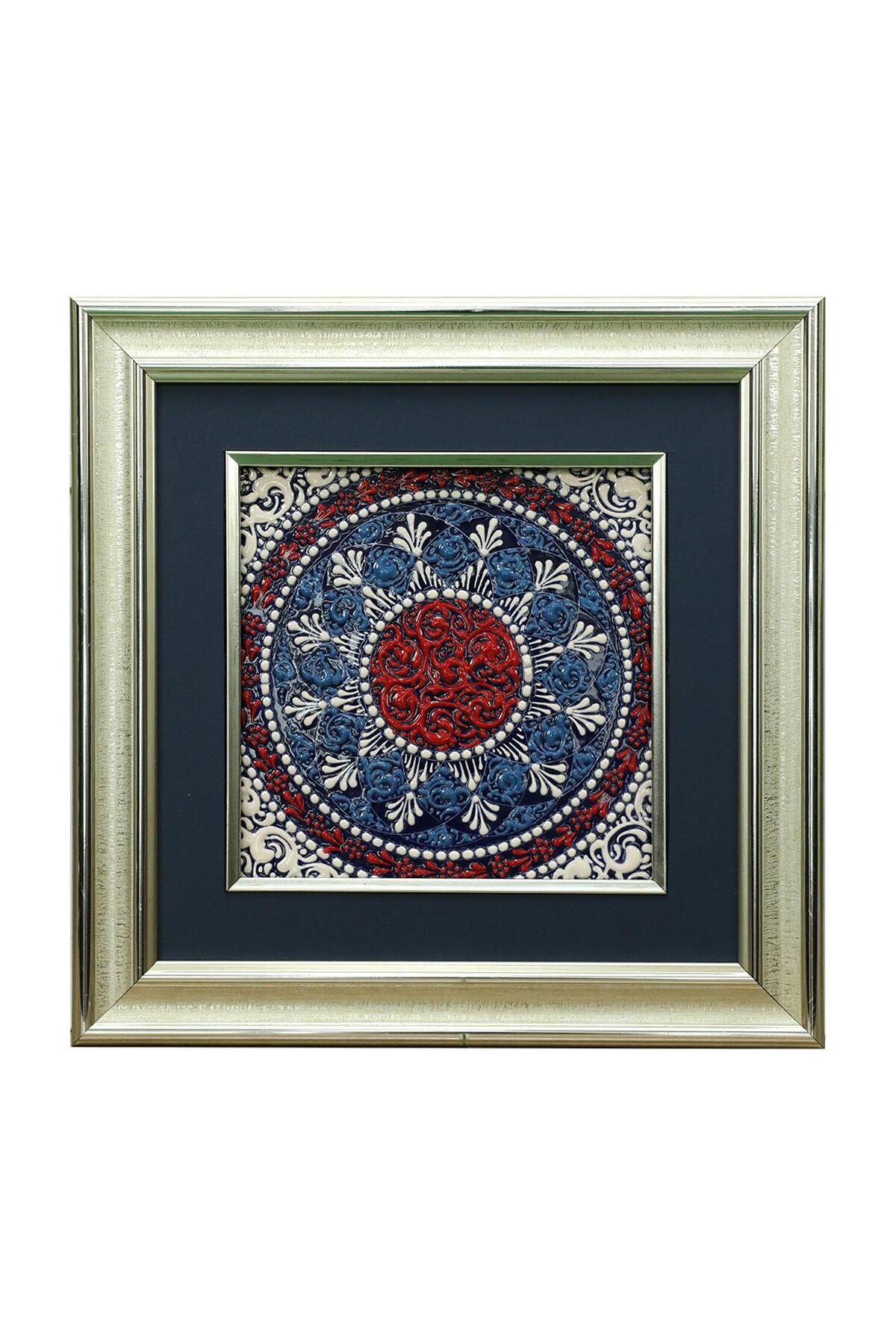 e38 EL İŞÇİLİĞİ ÇİNİ TABLO 34*34 CM - 6279
