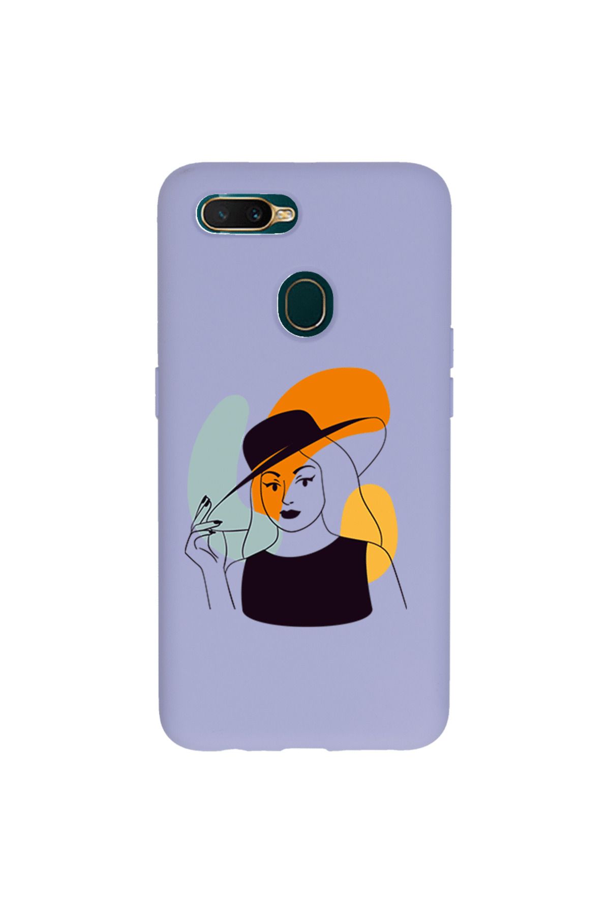 Royaleks Oppo AX7 Lansman Kılıf - Art Woman 4