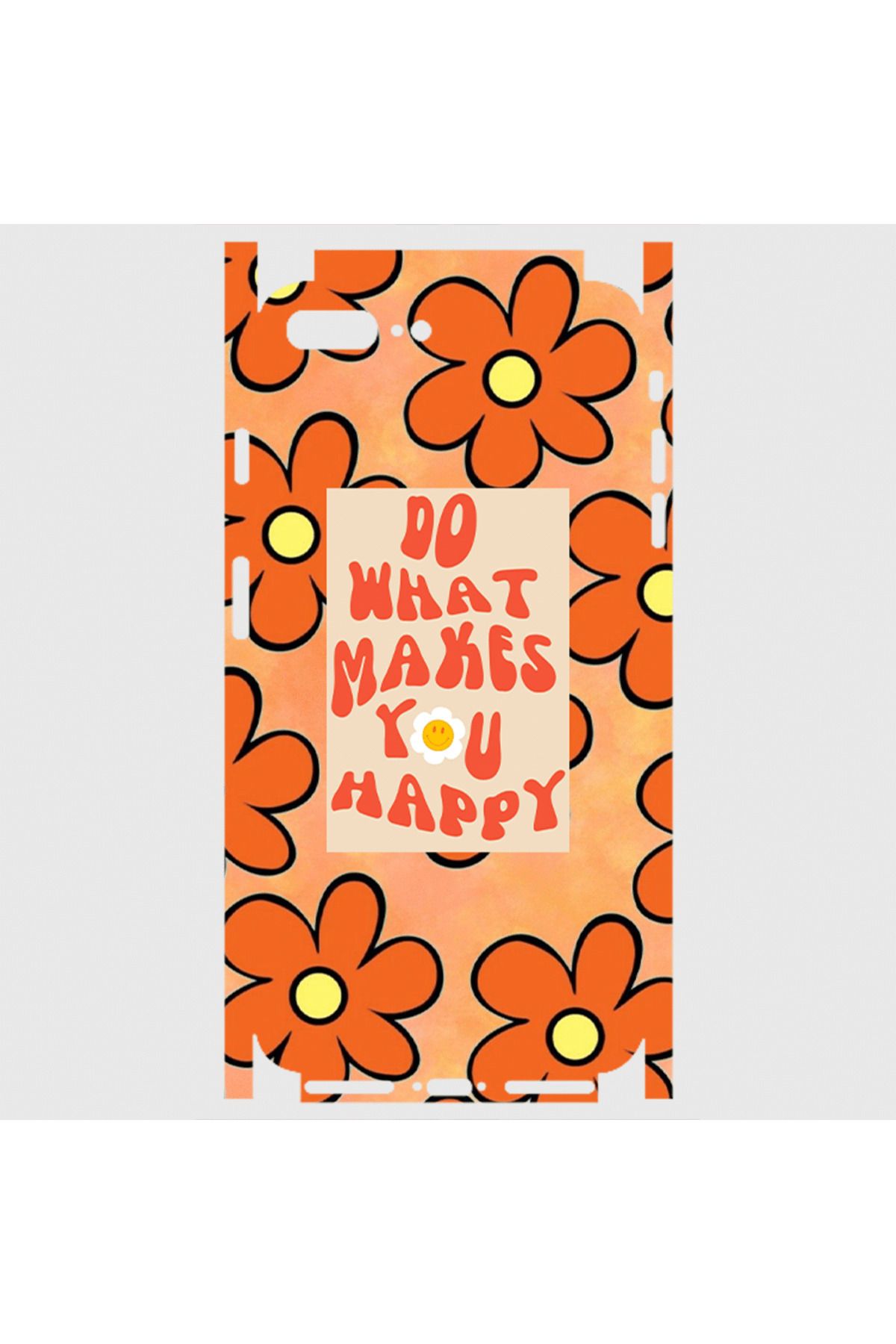 Royaleks iPhone 8 Plus uyumlu Telefon Kaplama - You Happy