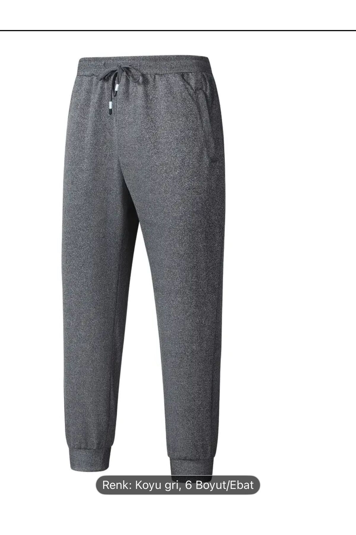 ELZE MODA Koyu Gri Renk Erkek Yazlık Relaxed Pantolon