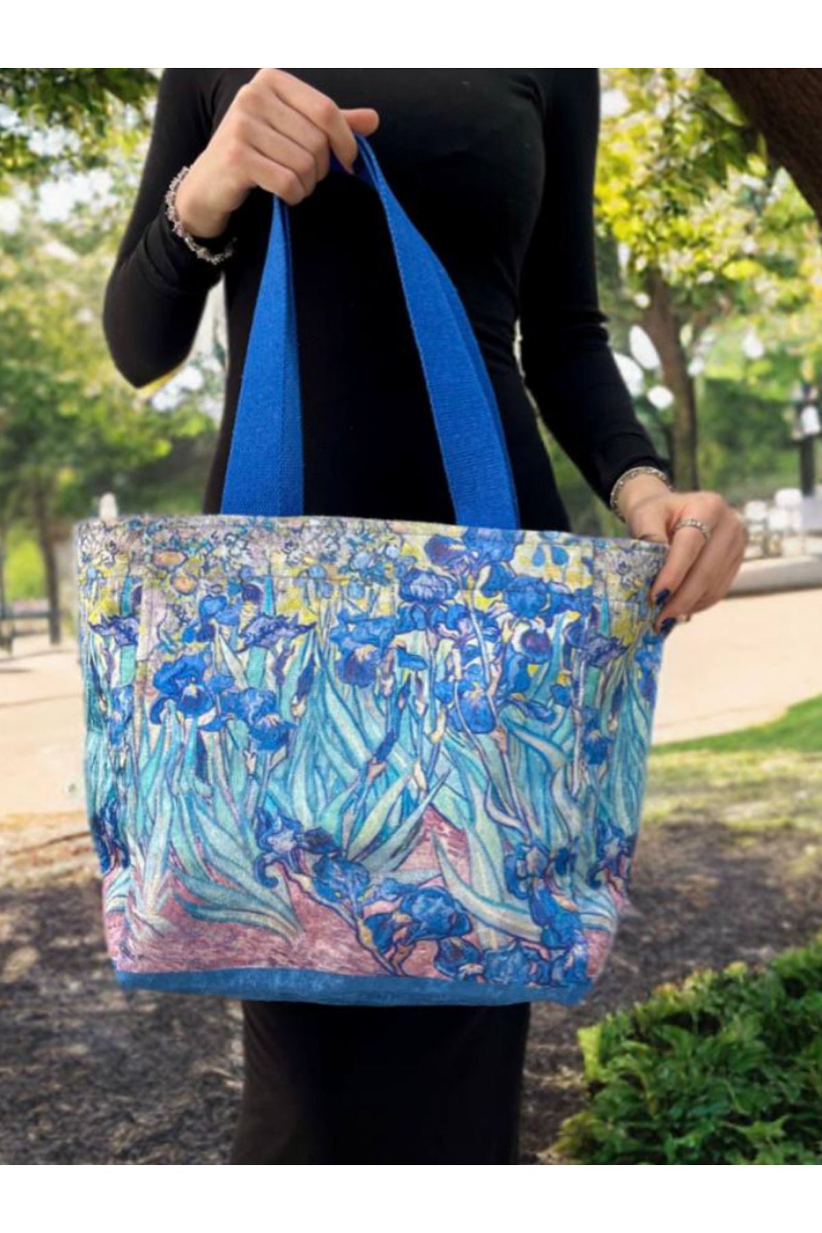 ECHARMBUTIK Van Gogh Yıldızlı Gece Kadın Çanta