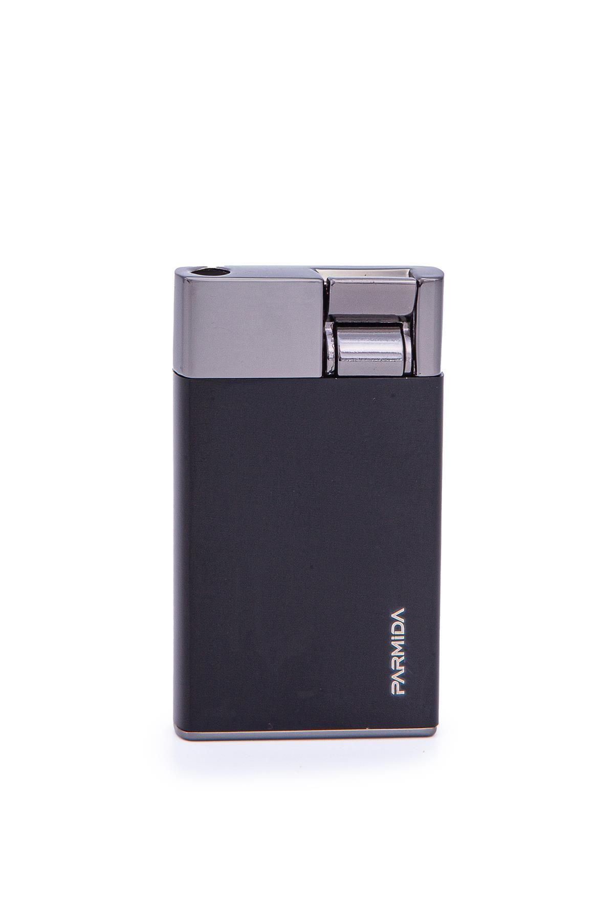 Parmida Tek Torch Pürmüz Siyah Gunmetal Metal Puro Çakmağı