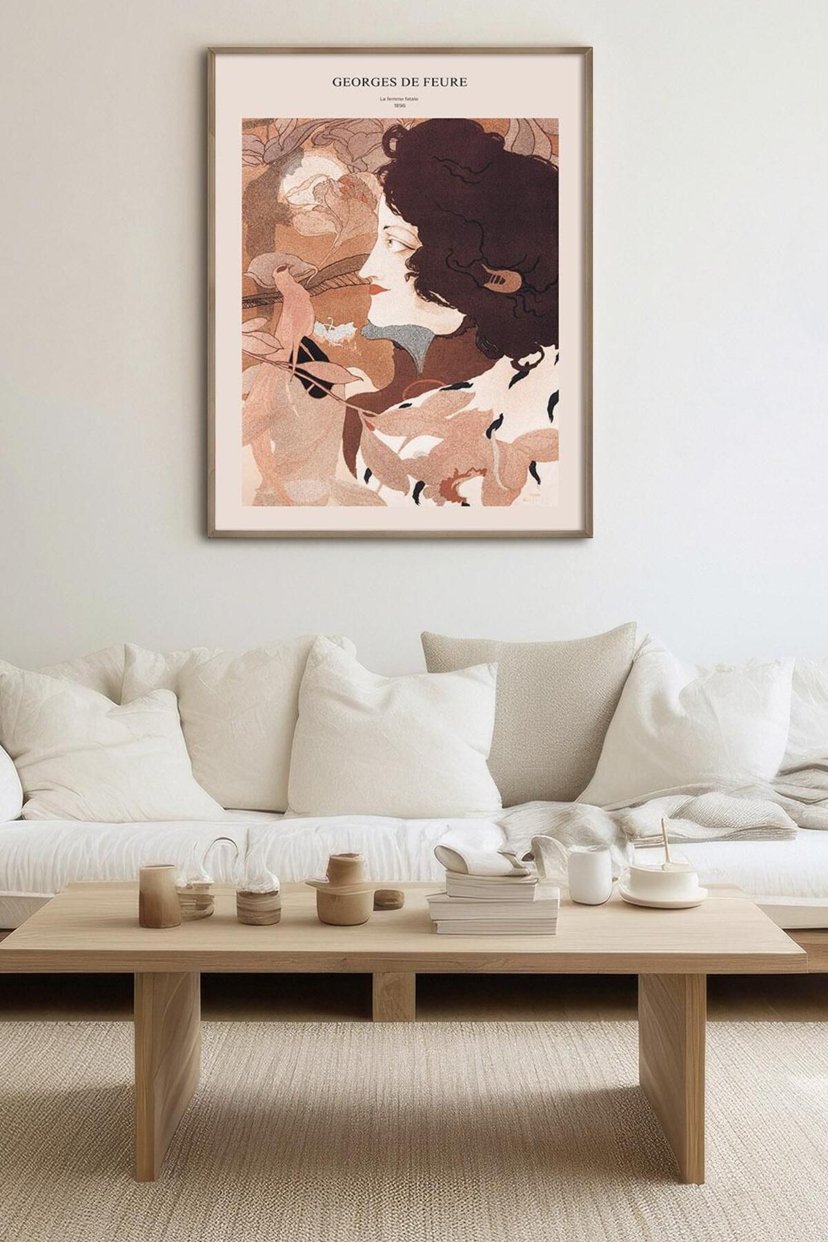 Artavessa Tek Parça Ahşap Çerçeve Görünümlü Pantene Renk Serisi MDF Tablo 33x48 cm - Model 16