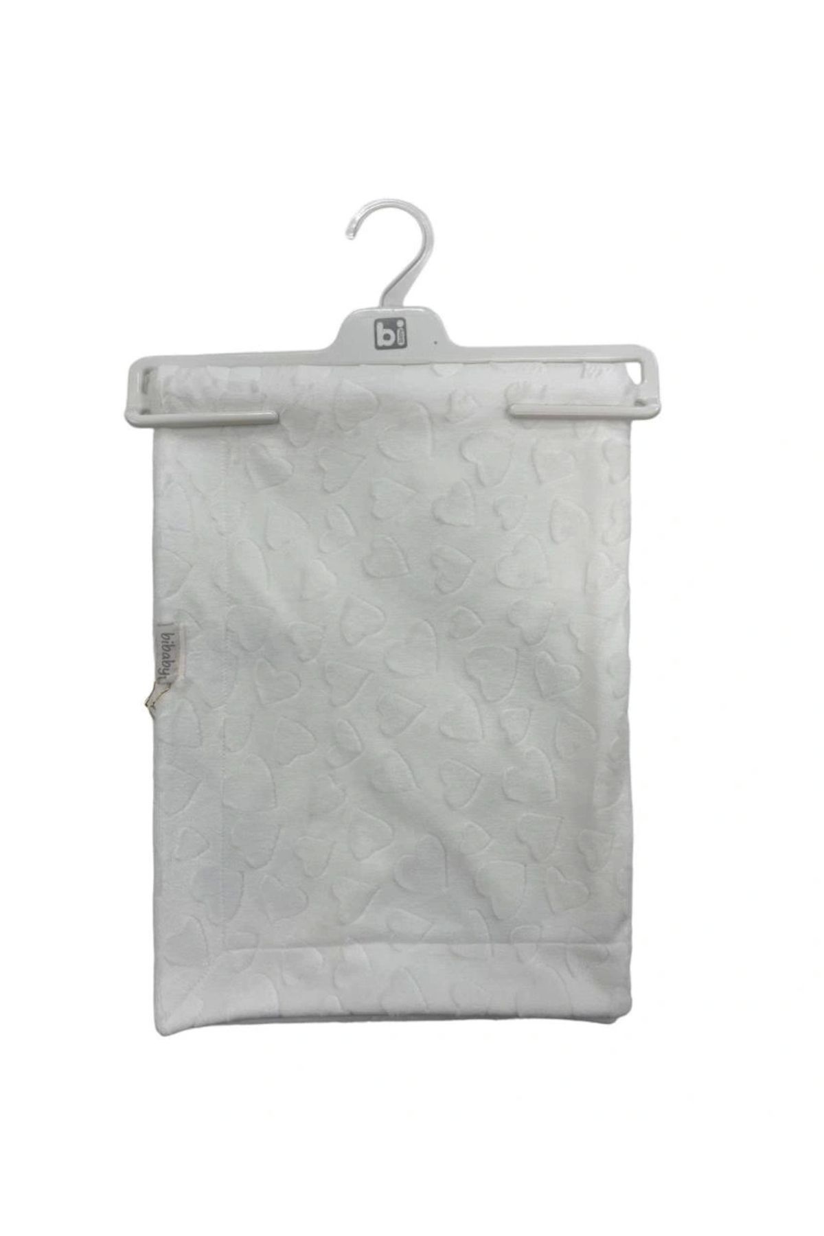 OurStyles Bibaby Jacquard Heart 82x90 Battaniye 64727 Ekru