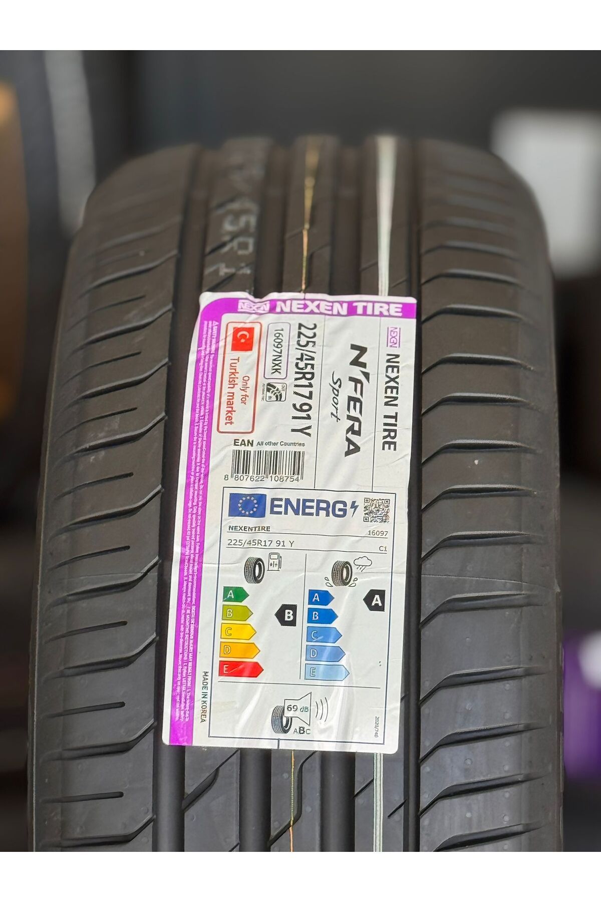 Nexen 225/45R17 91 Y NEXEN MARKA LASTİK