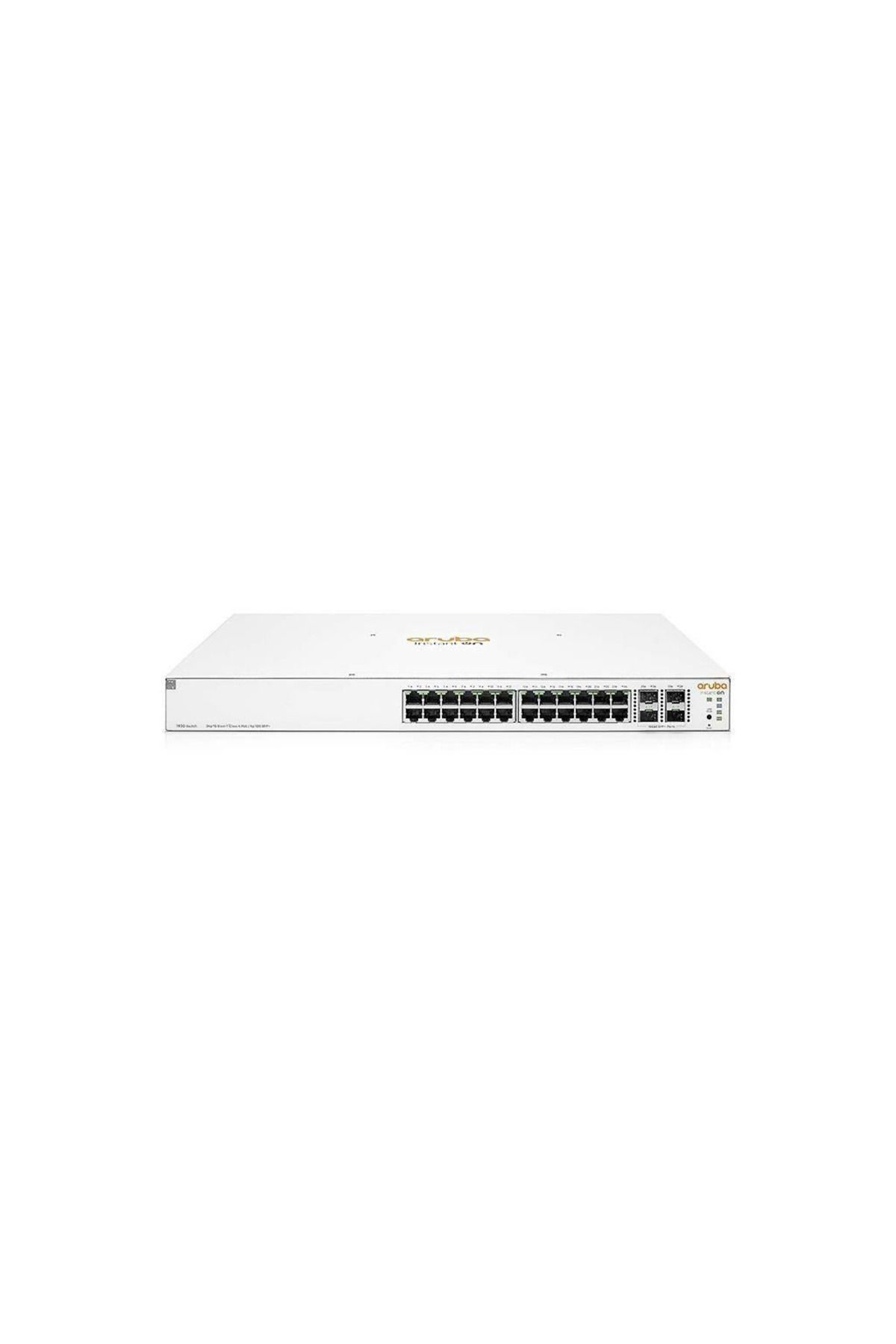 HP Aruba Instant On, JL684B, 1930-24G, 24Port, GigaBit, PoE 370W, 4 Port Gigabit SFP, Yönetilebilir,