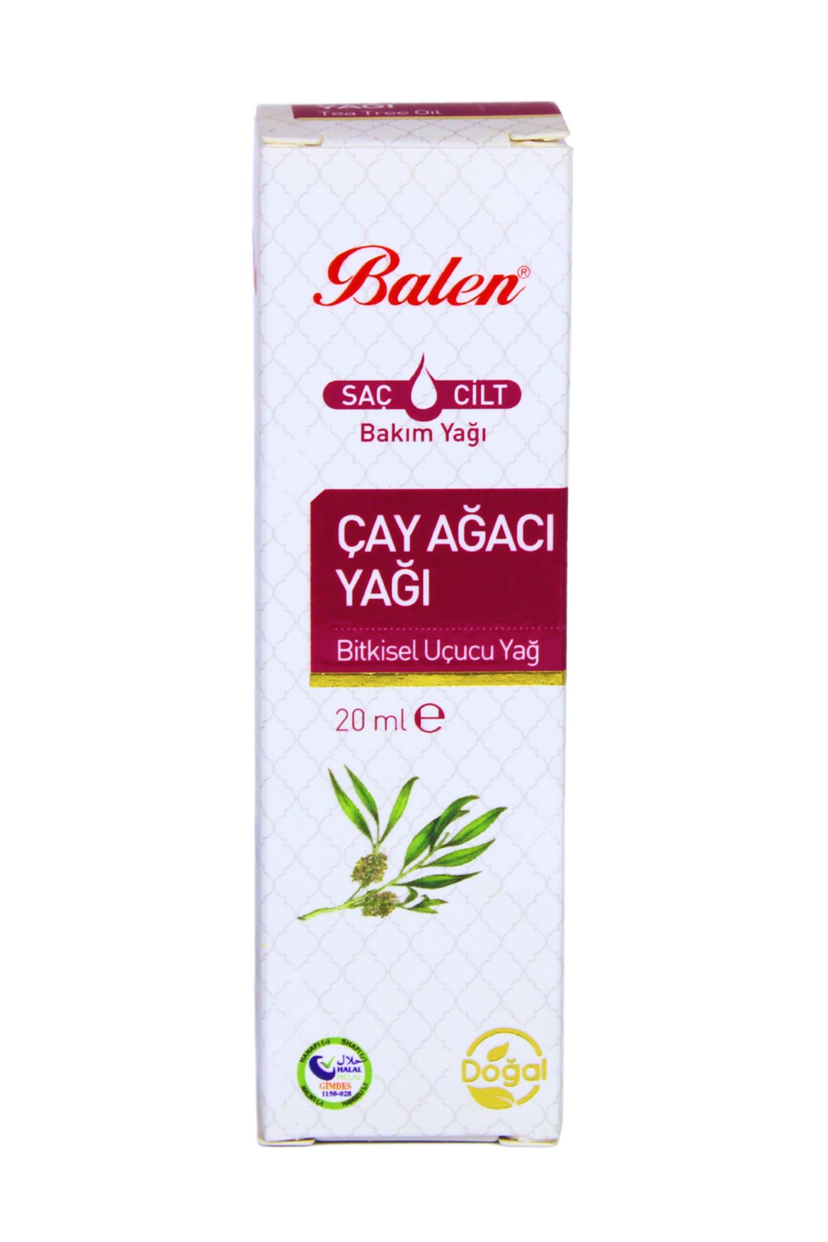 GÜLCE LOKMAN HEKİM AKTAR BALEN ÇAY AĞACI YAĞI 20ML DİSTİLASYON