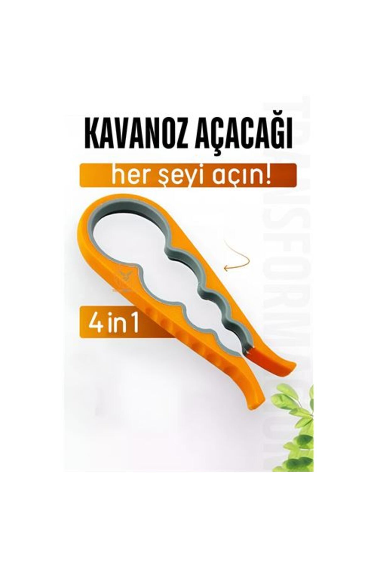 ÖYKÜ VE YİĞİT Kavanoz Şişe Açacağı 4 Tip Açacak 4 in 1
