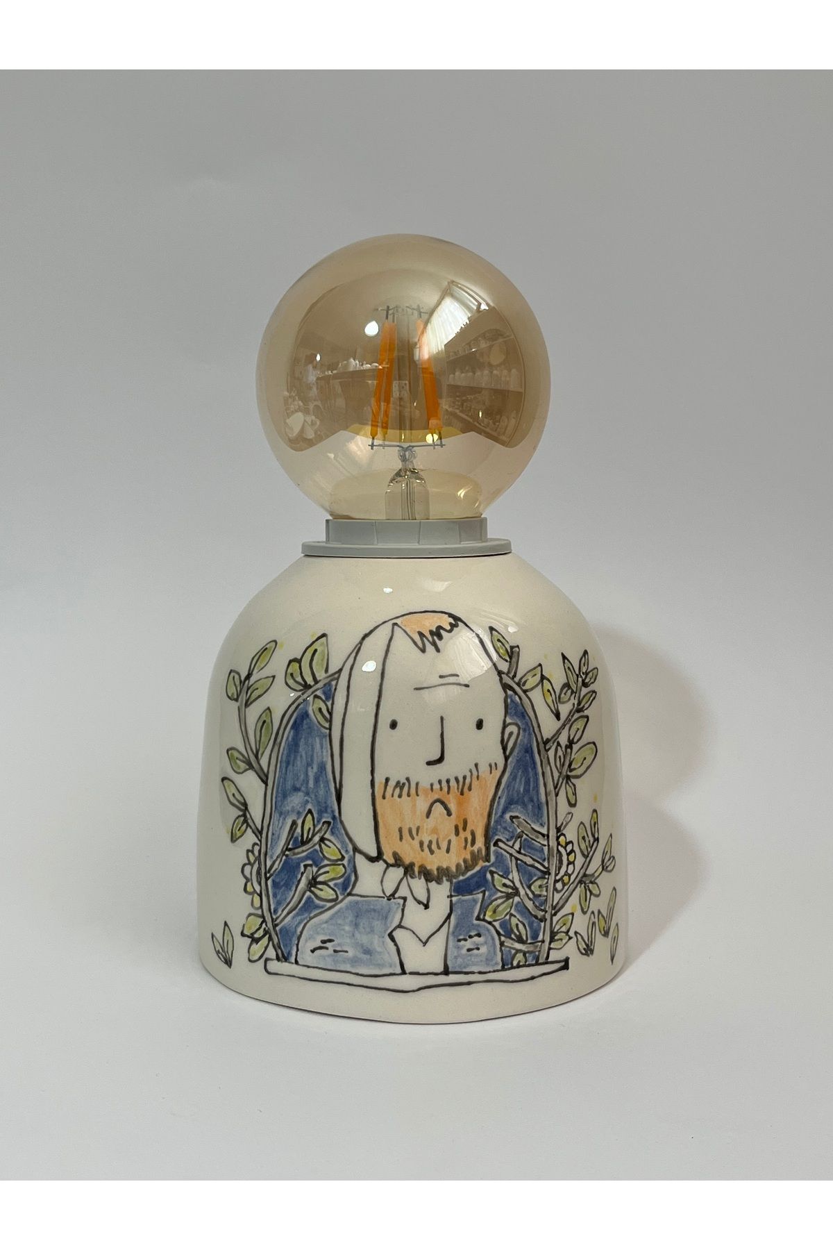 ema Seramik Abajur – Kulağını Kesen Van Gogh