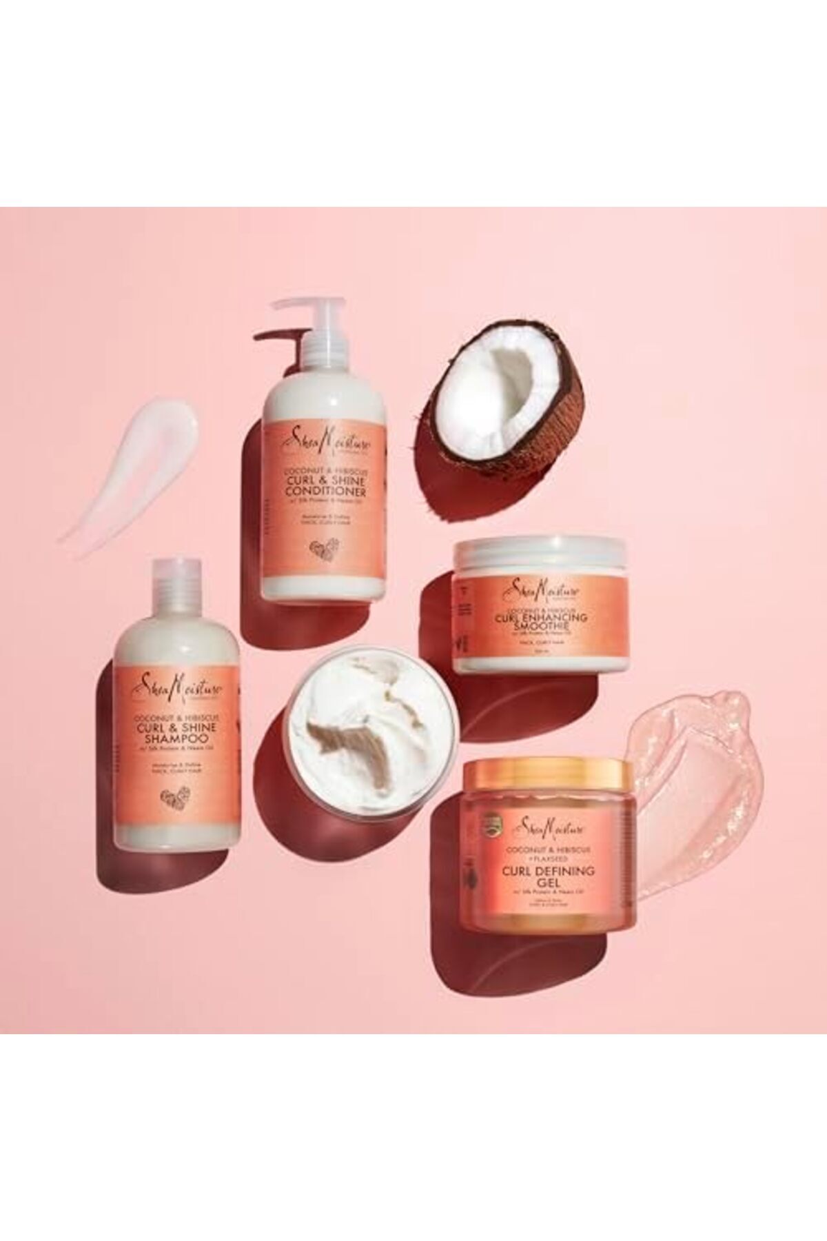 Shea Moisture-Coconut & Hibiscus Curl & Shine Conditioner 6