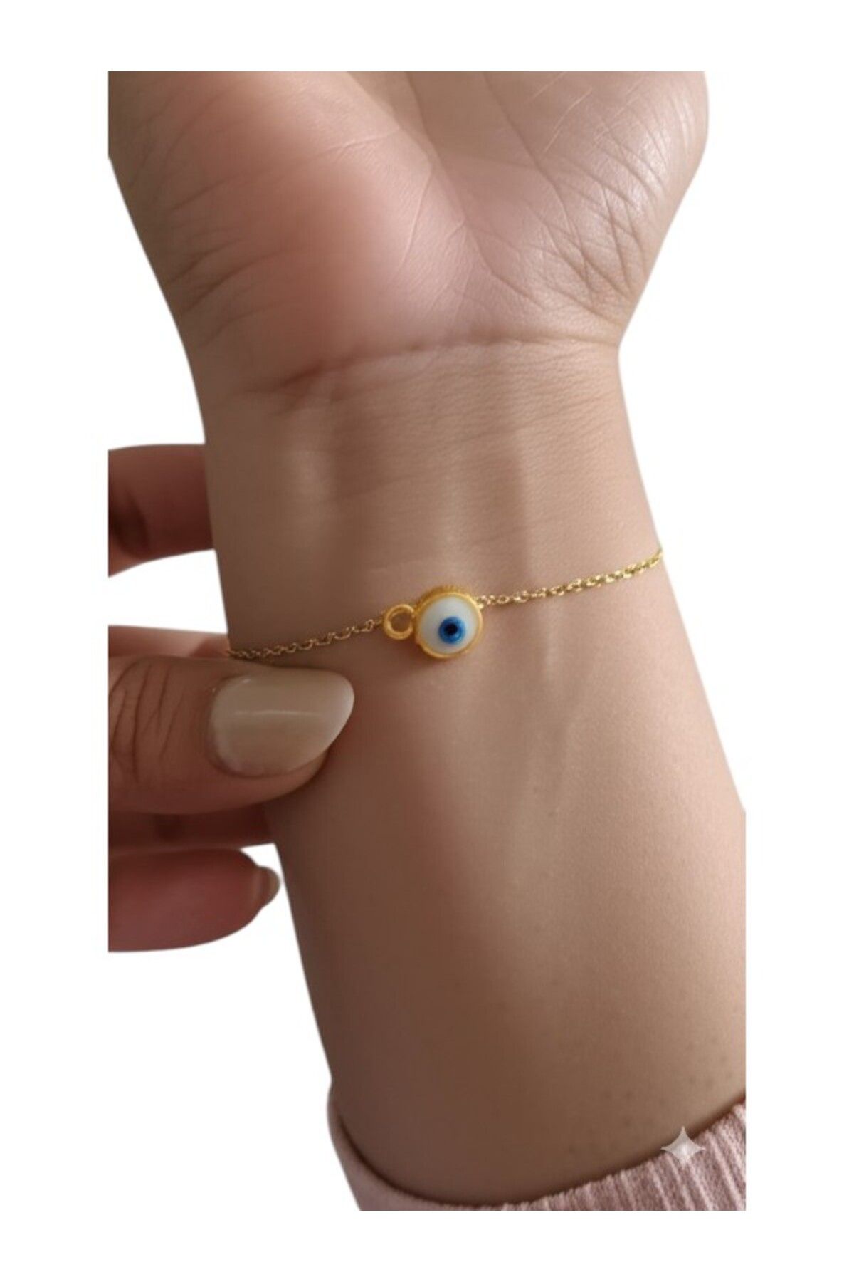 Feron accessories Nazar Boncuk Gold Bileklik