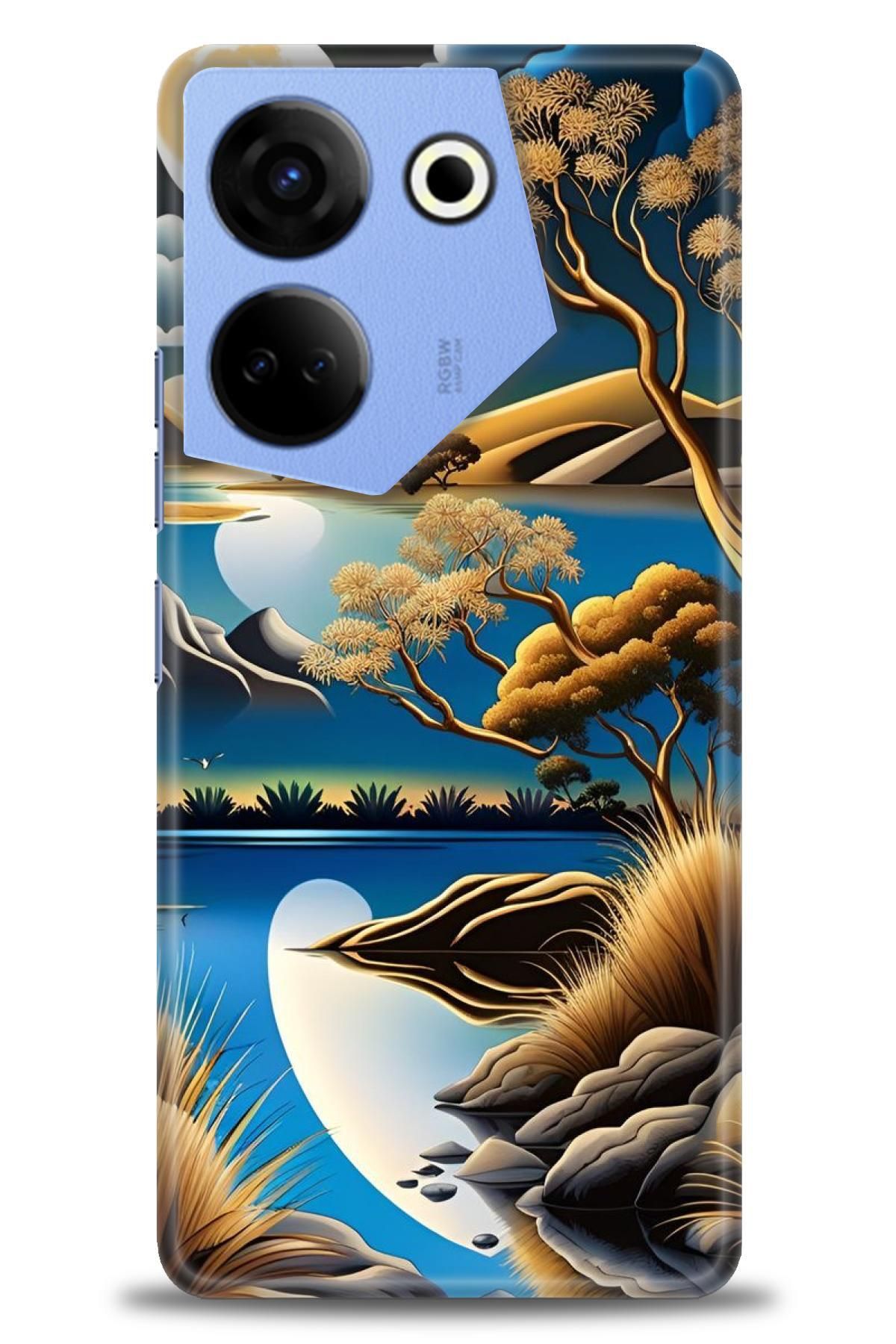 TECNO Camon 20 Pro 5G (CK8n) İle Uyumlu HD Baskılı Kılıf - Karışık Seri - 723