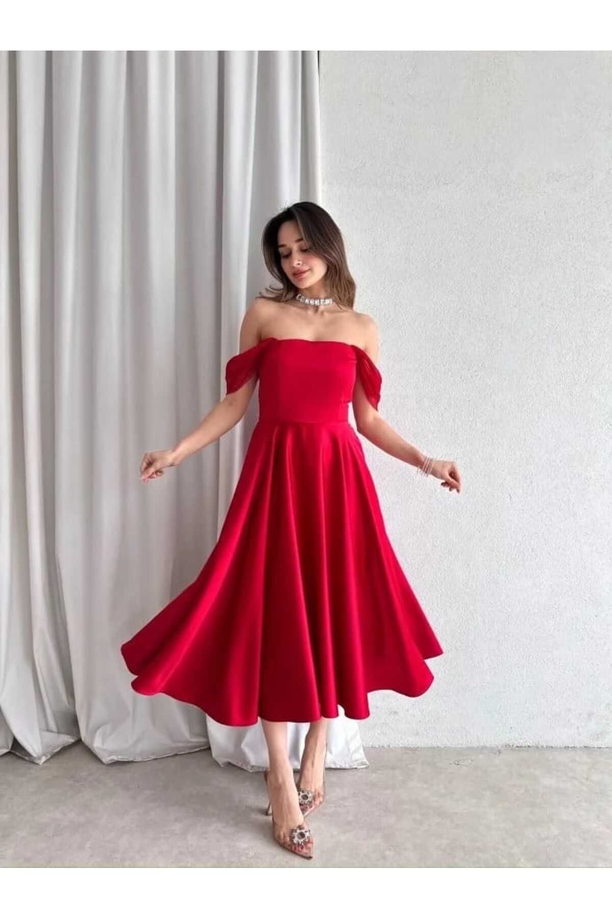 MODA DURAĞI MARX Midi Elbise