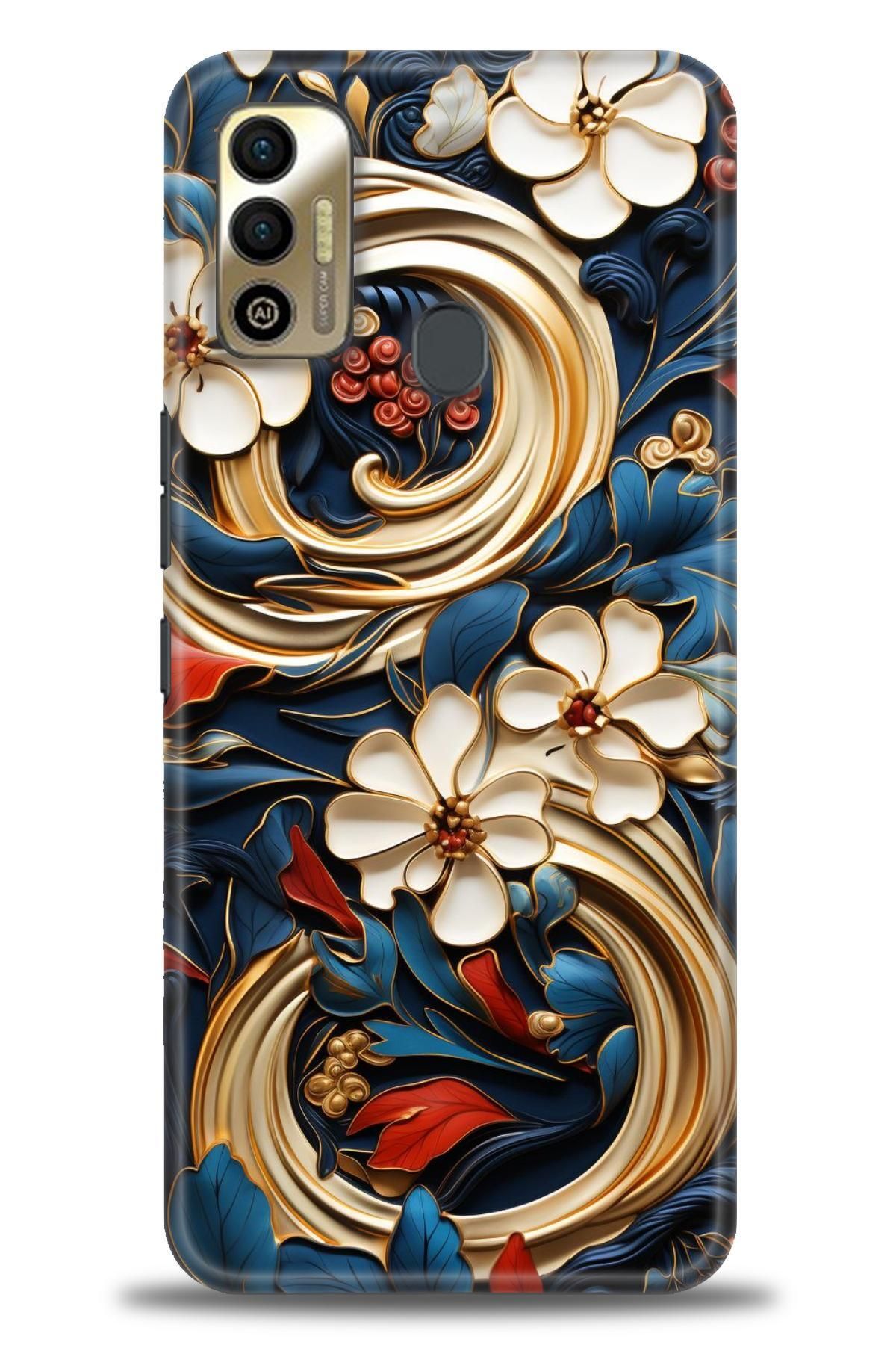 TECNO Spark 7 / 7T İle Uyumlu HD Baskılı Kılıf - Karışık Seri - 973