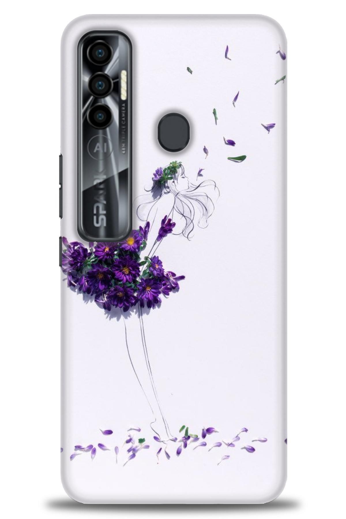 TECNO Spark 7 Pro İle Uyumlu HD Baskılı Kılıf - Karışık Seri - 752