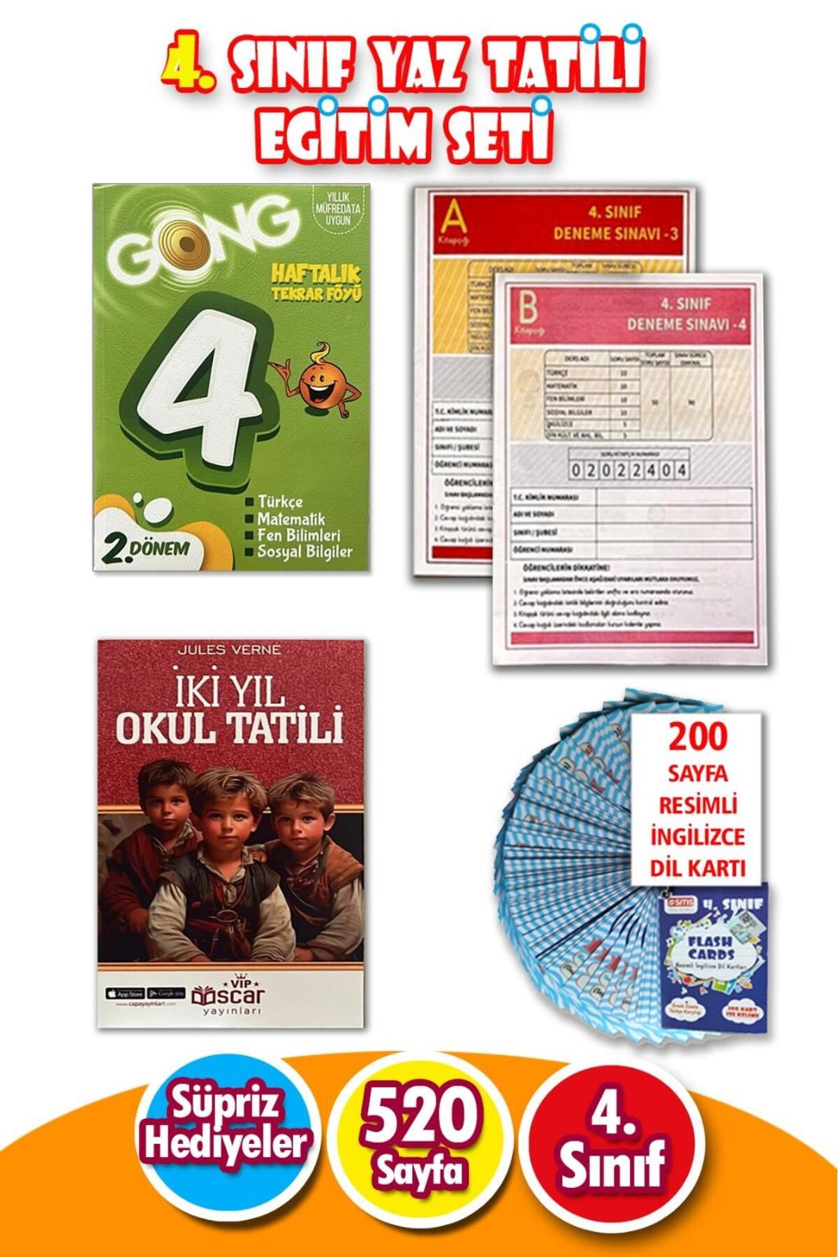 Harika Kitap 4.Sınıftan 5.Sınıfa Geçenler için Haftalık Yaz Tatili Tekrar ve Tatil Kitabı Seti
