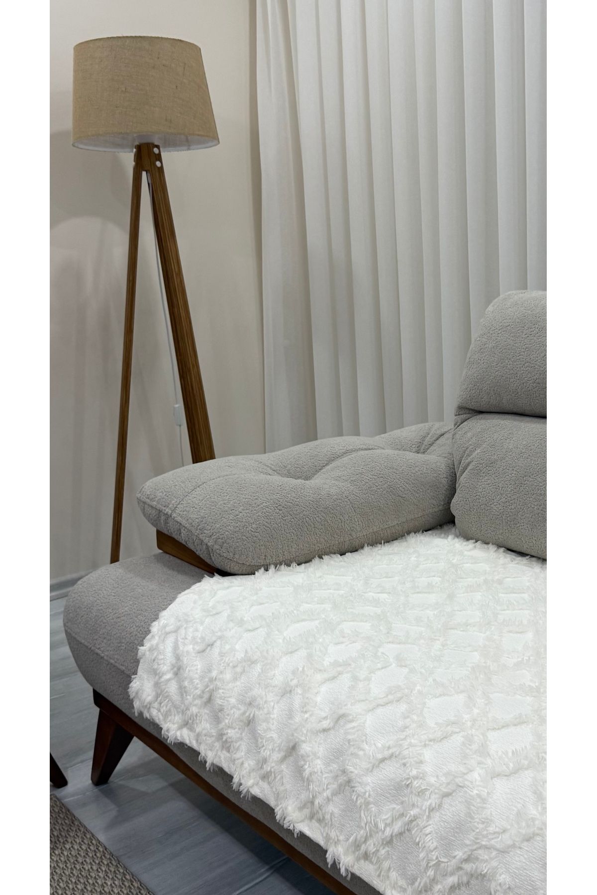 KAYALI HOME Bohem Tekli Oturulan Yer İçin Koltuk-Berjer Örtüsü 80x90
