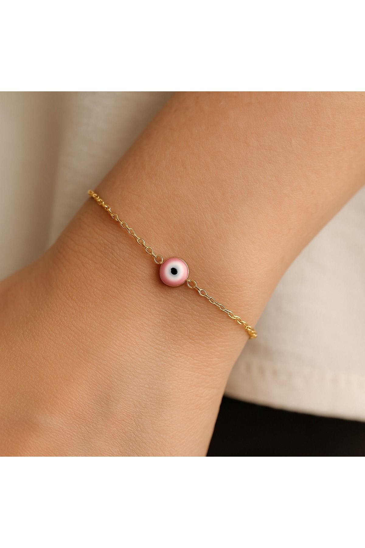 Feron accessories Nazar Boncuk Gold Bileklik