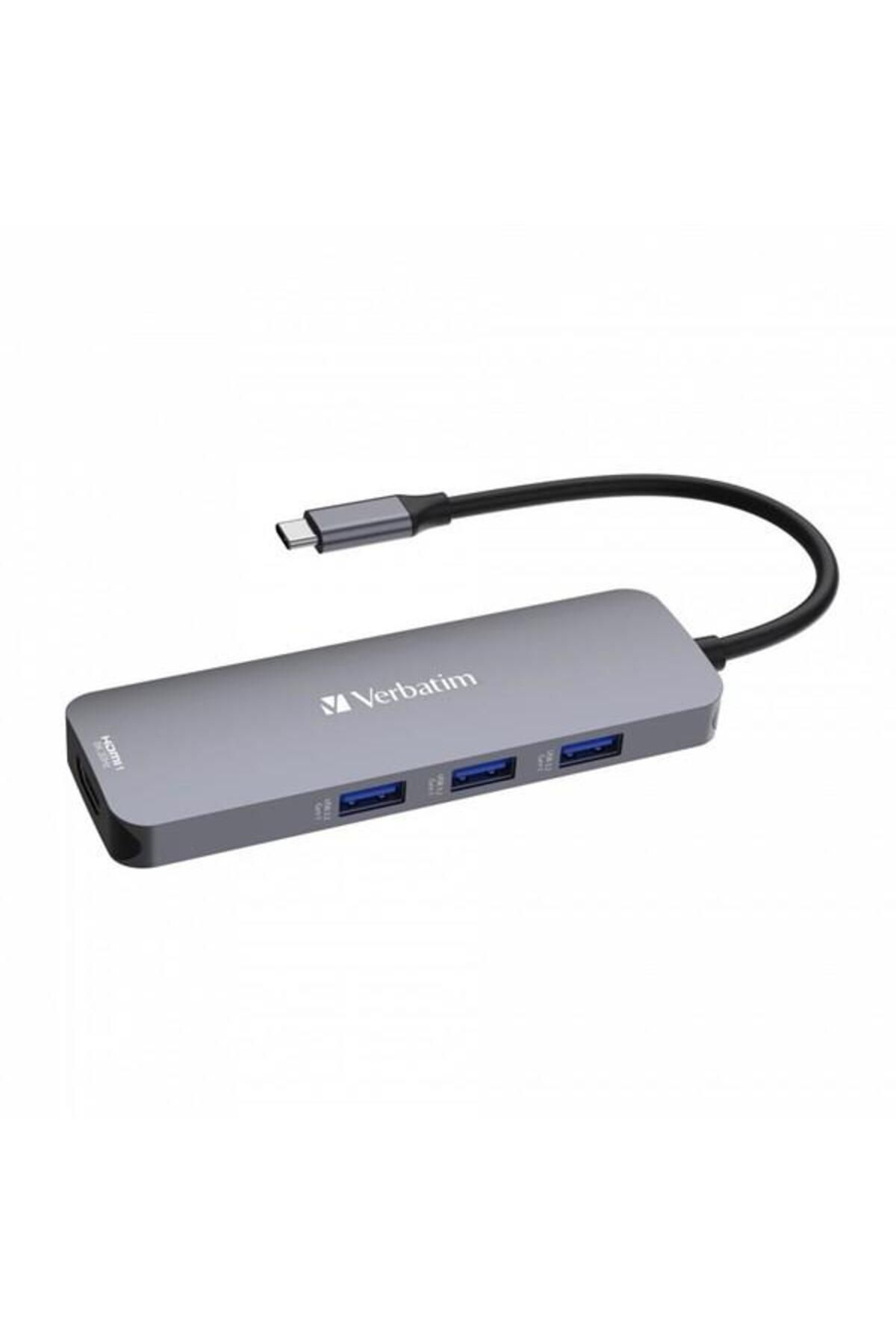 Verbatim CMH-08 USB-C Pro Çok Bağlantı Noktalı Dock