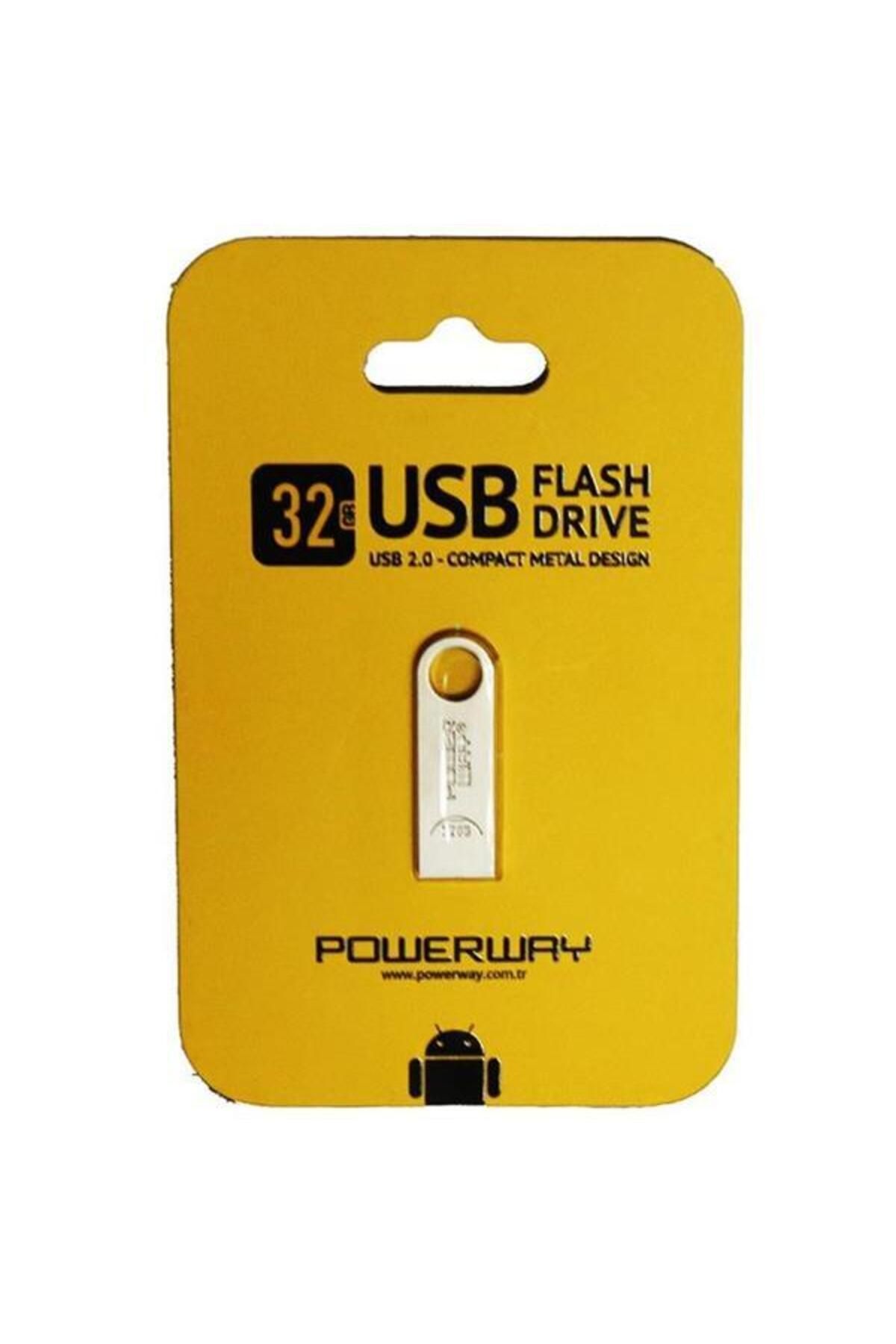 Modafiks Powerway 32 Gb Metal Tip USB Flash Bellek