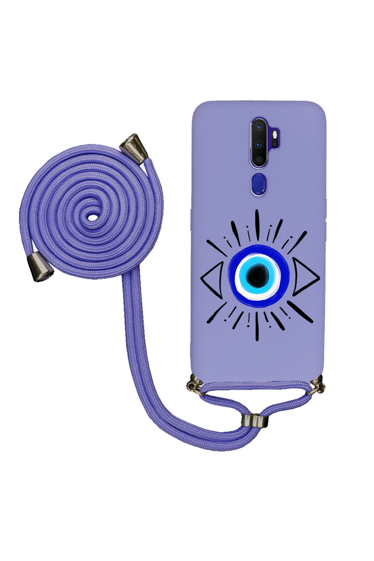 Royaleks Oppo A5 2020 İpli Lansman Kılıf - Eyes 2