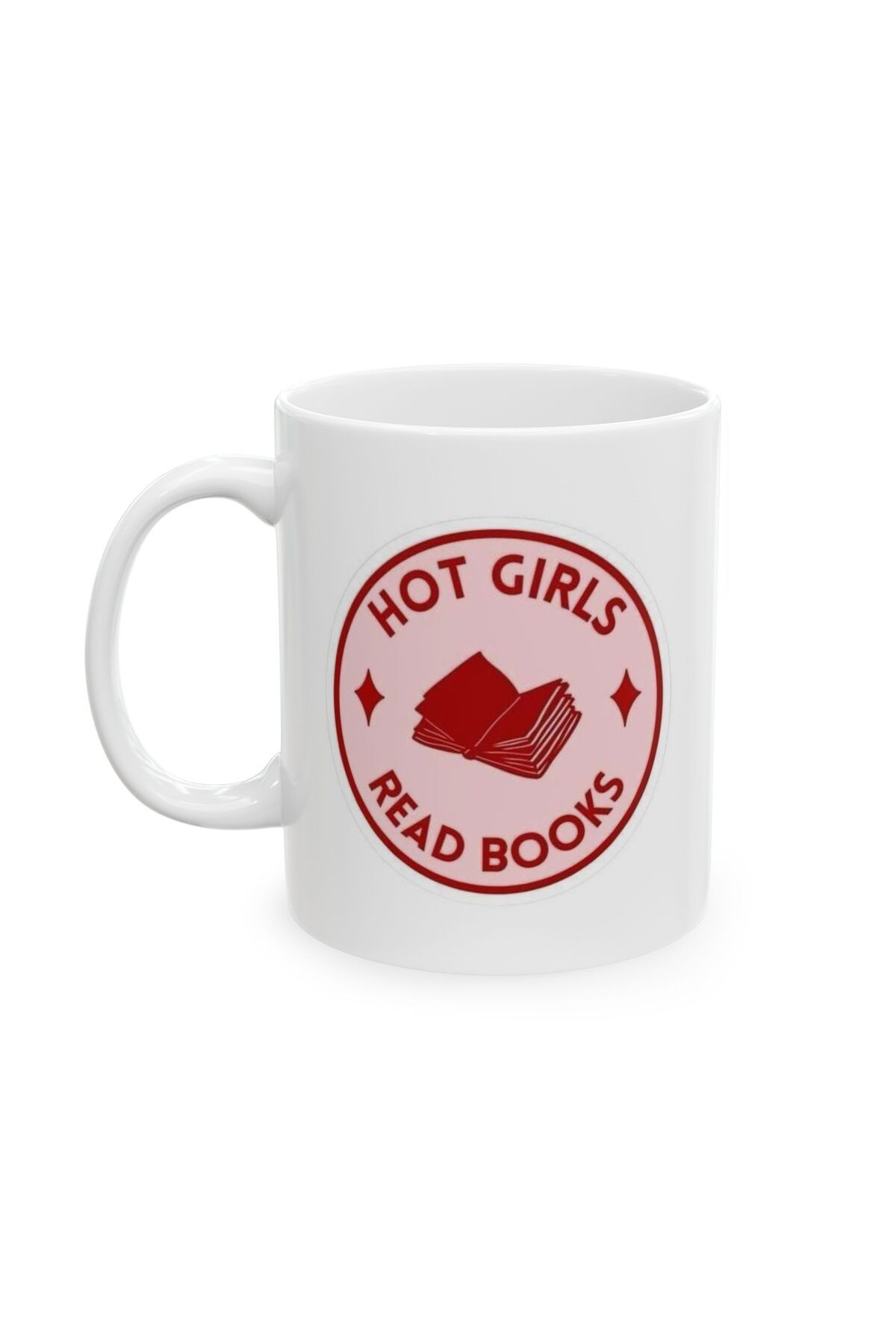 Hilosh Hot Girls Read Books Baskılı Kahve Çay Hediye Kupa Bardak