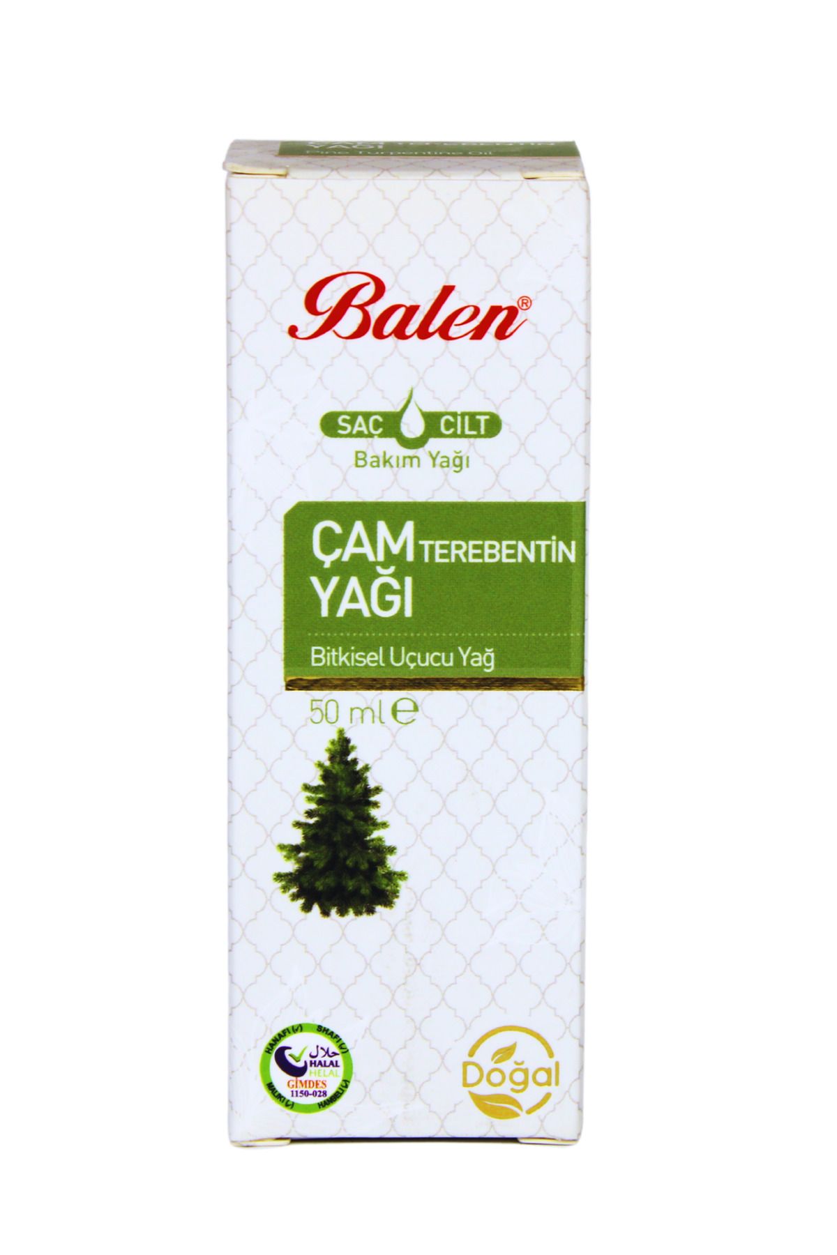 GÜLCE LOKMAN HEKİM AKTAR BALEN ÇAM TEREBENTİN YAĞI (50ML) DİSTİLASYON