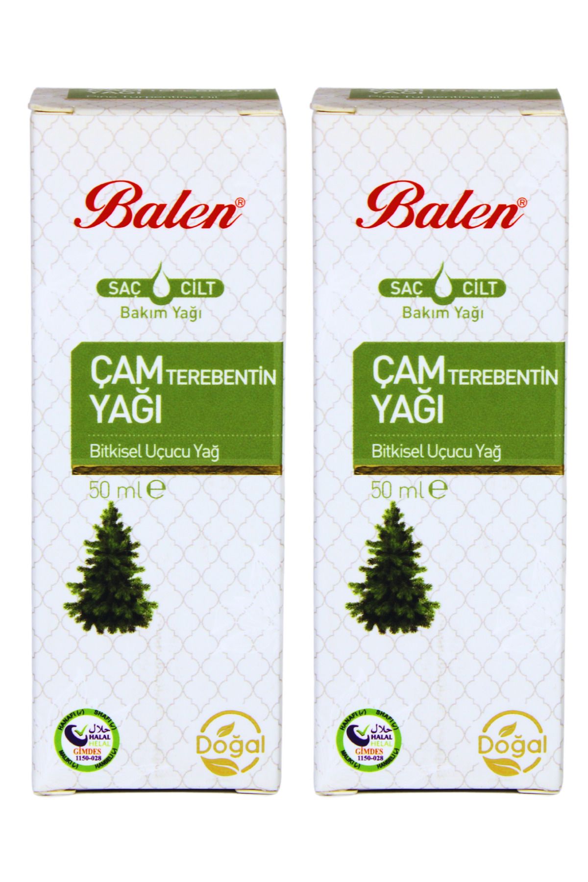 GÜLCE LOKMAN HEKİM AKTAR BALEN ÇAM TEREBENTİN YAĞI 2 X 50ML DİSTİLASYON