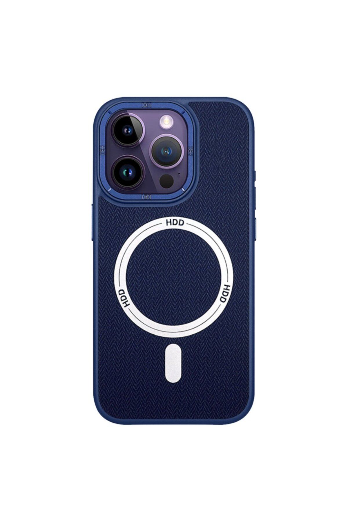 HDD IPhone 15 Pro Max Magneticsafe Telefon Kılıfı - Lacivert