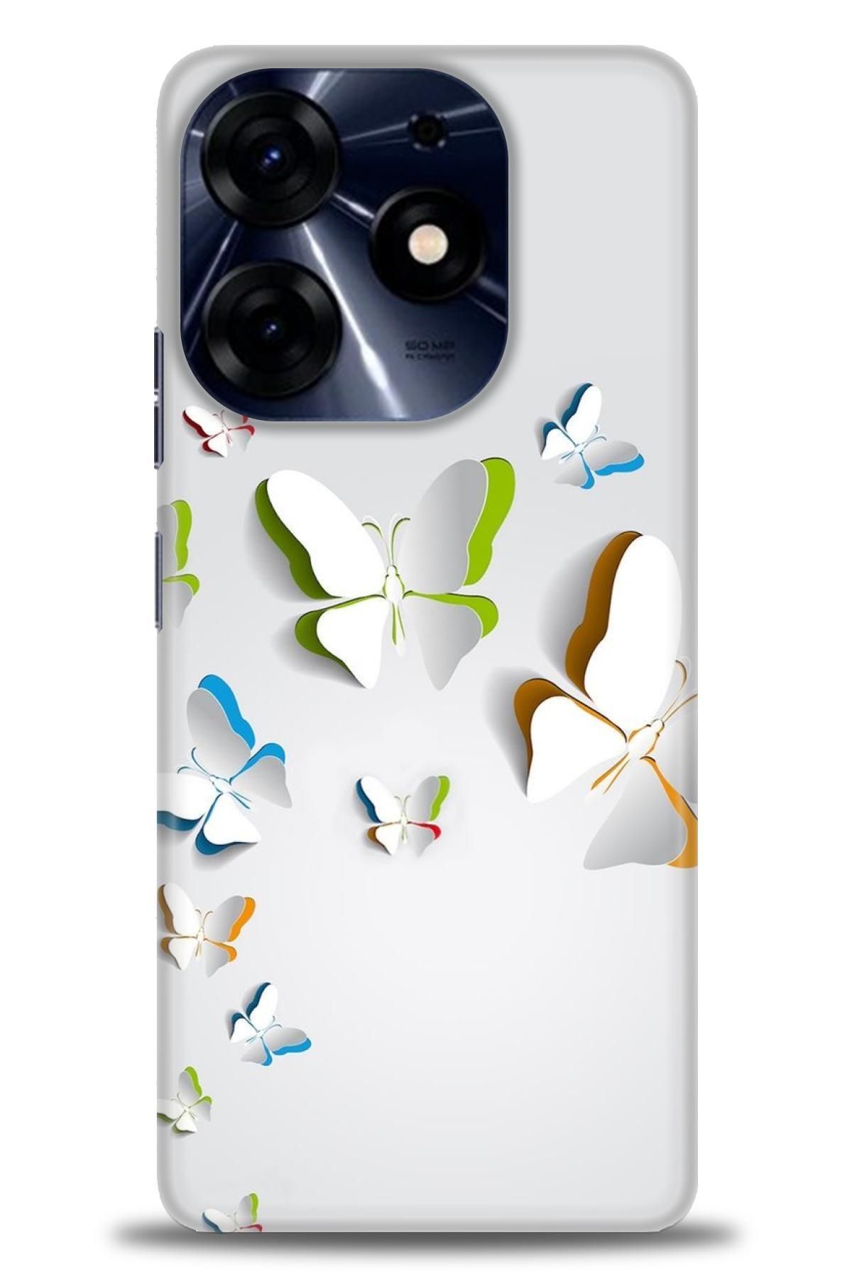 TECNO Spark 10 Pro İle Uyumlu HD Baskılı Kılıf - Karışık Seri - 523