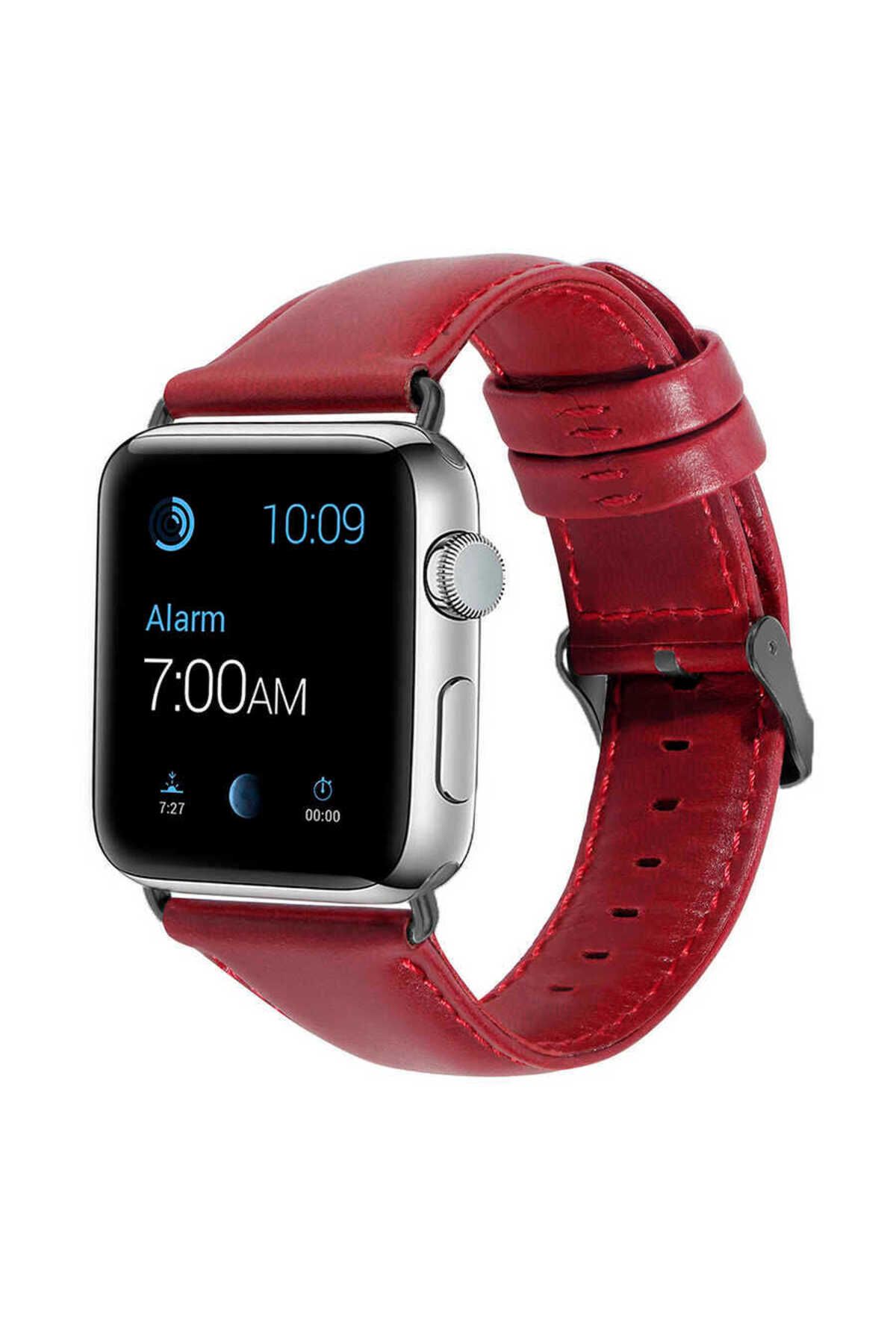 Teknodur Watch 44mm Uyumlu Luxury Leather Deri TKDR Kordon-NO8
