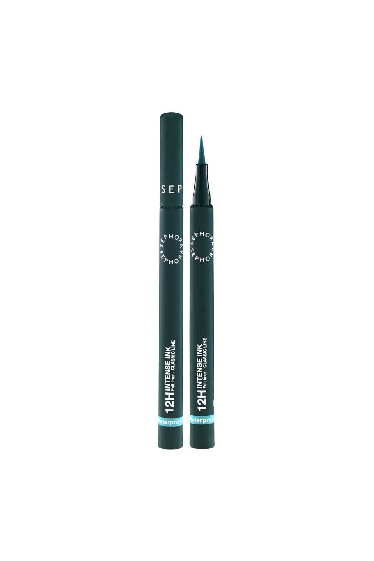 SEPHORA COLLECTION 12H Intense Ink Felt Liner Classic Line - 12 Saat Suya Dayanıklı Keçe Uçlu Eyeliner
