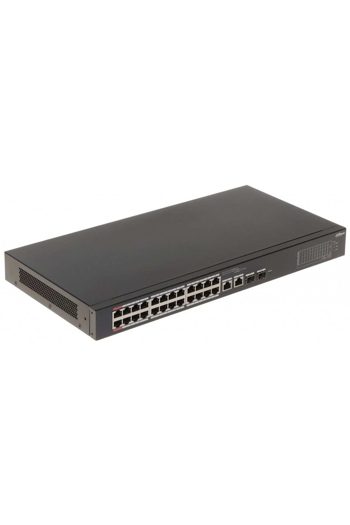 DAHUA CS4226-24ET-375, 24Port, Megabit, PoE 375W, 2 Port Gigabit Lan, 2 Port SFP Gigabit Combo, Clou