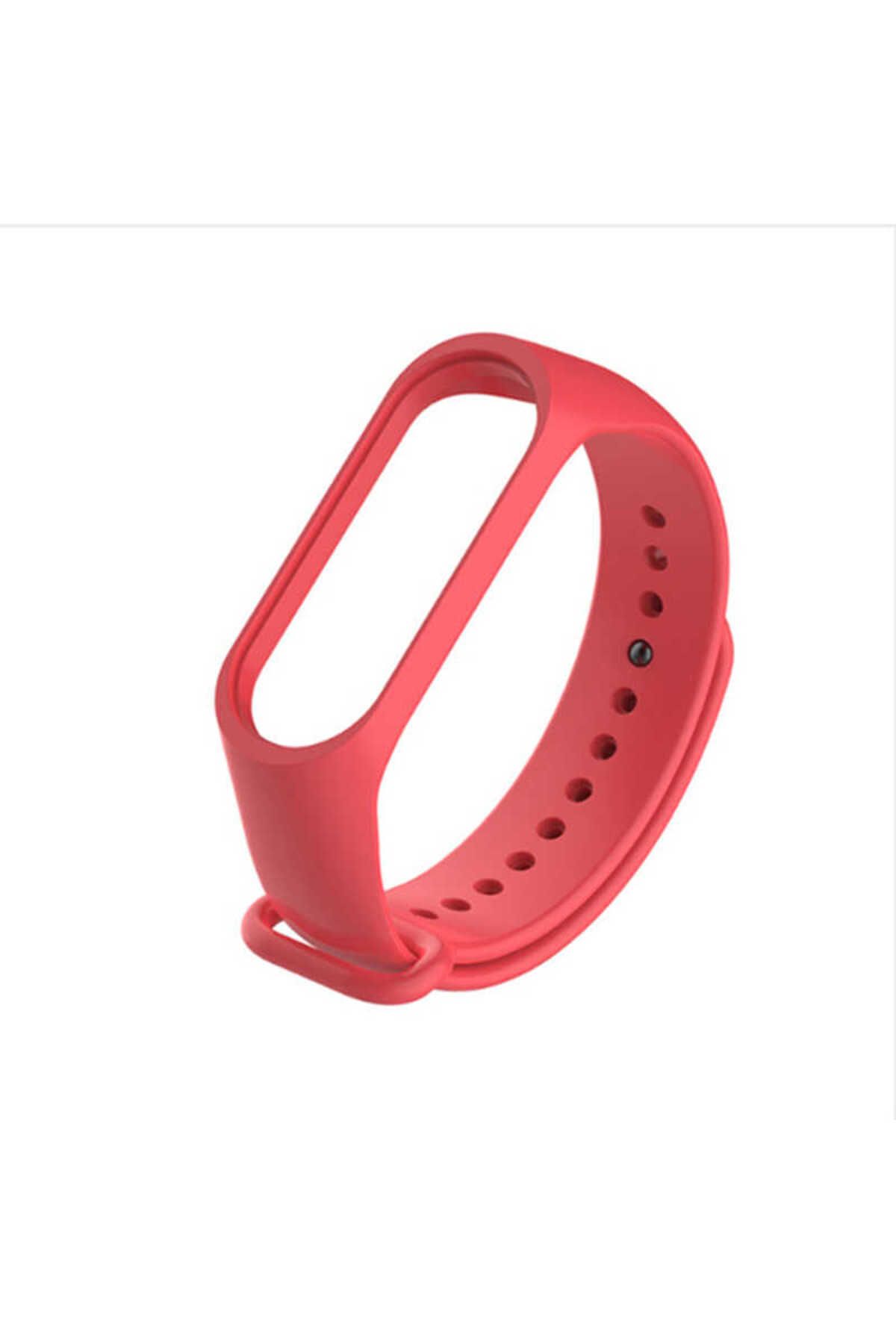 Teknodur Xiaomi Mi Band 3 Uyumlu TKDR Kordon-Kırmızı