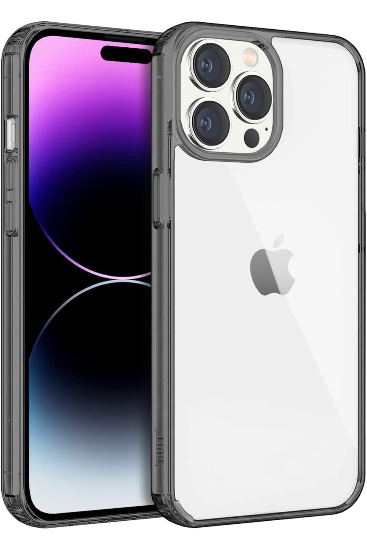 STOREMAX OZN LABS iPhone 14 Pro Max Uyumlu  Air Hybrid Kılıf Smoke, Siyah OZNstre 1094633