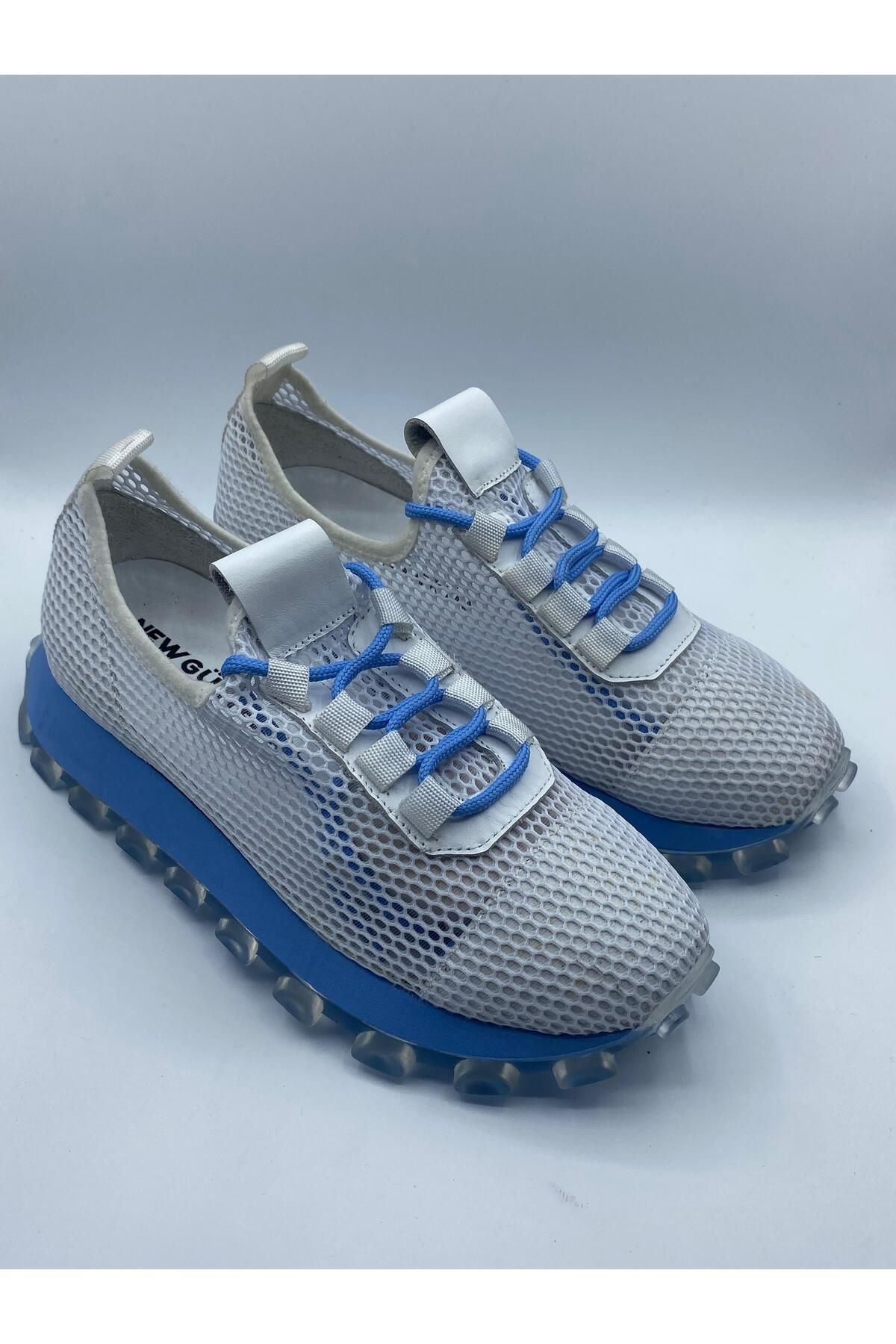NEWGÜLTEKİN HAKİKİ DERİ FİLE KARIŞIK ÇOK RAHAT YUMUŞAK SNEAKER
