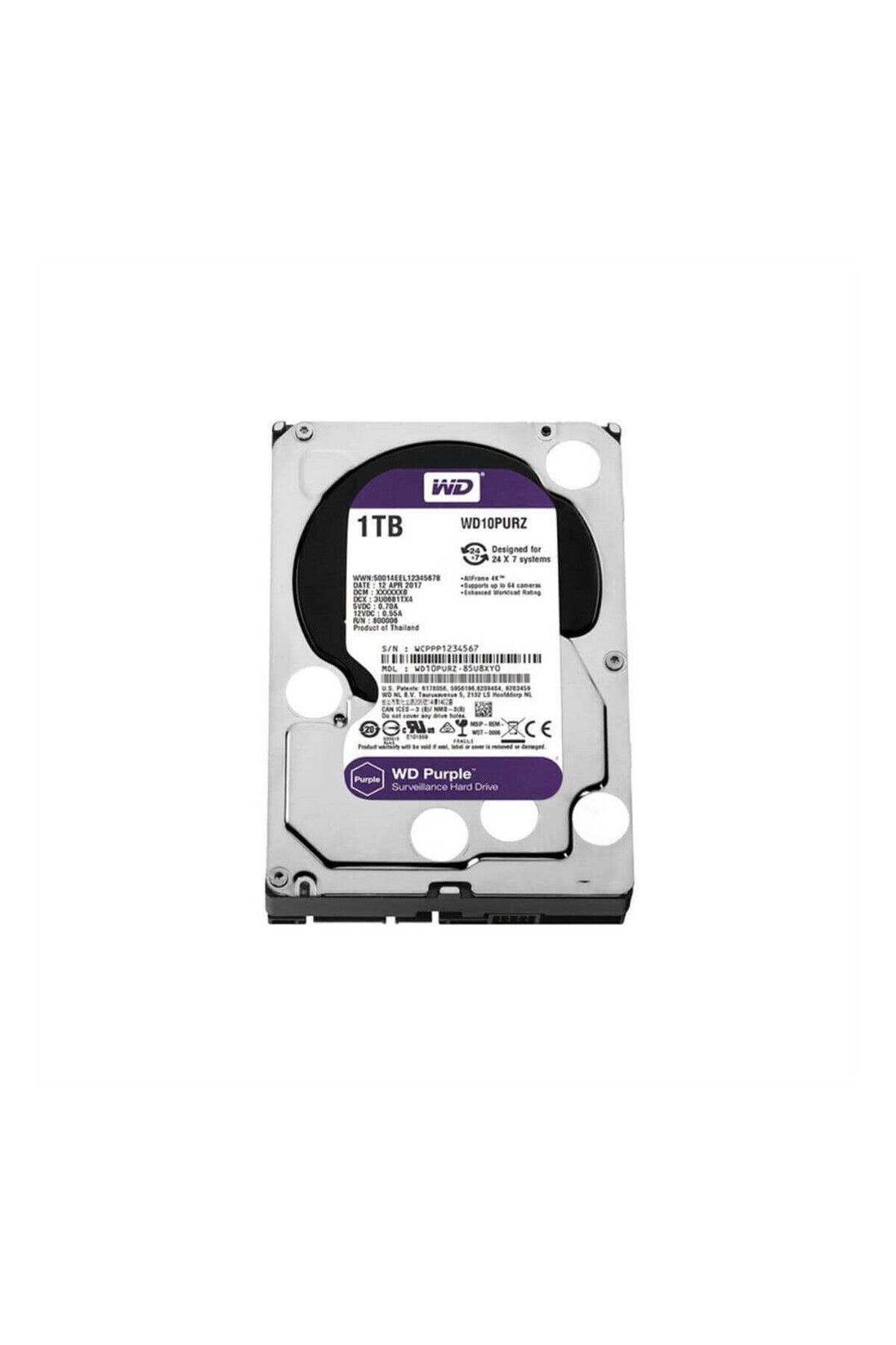 Western Digital 1 TB 3.5'' Sata III 6Gbit/s 64MB Hard Disk