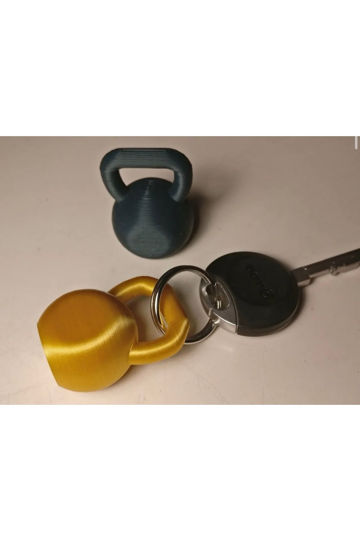 3D Kettlebell anahtarlık